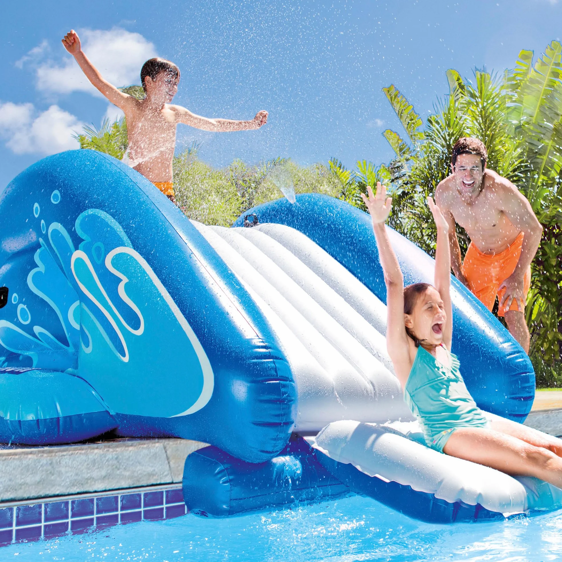 Intex Toboggan pour Piscine Enterrée