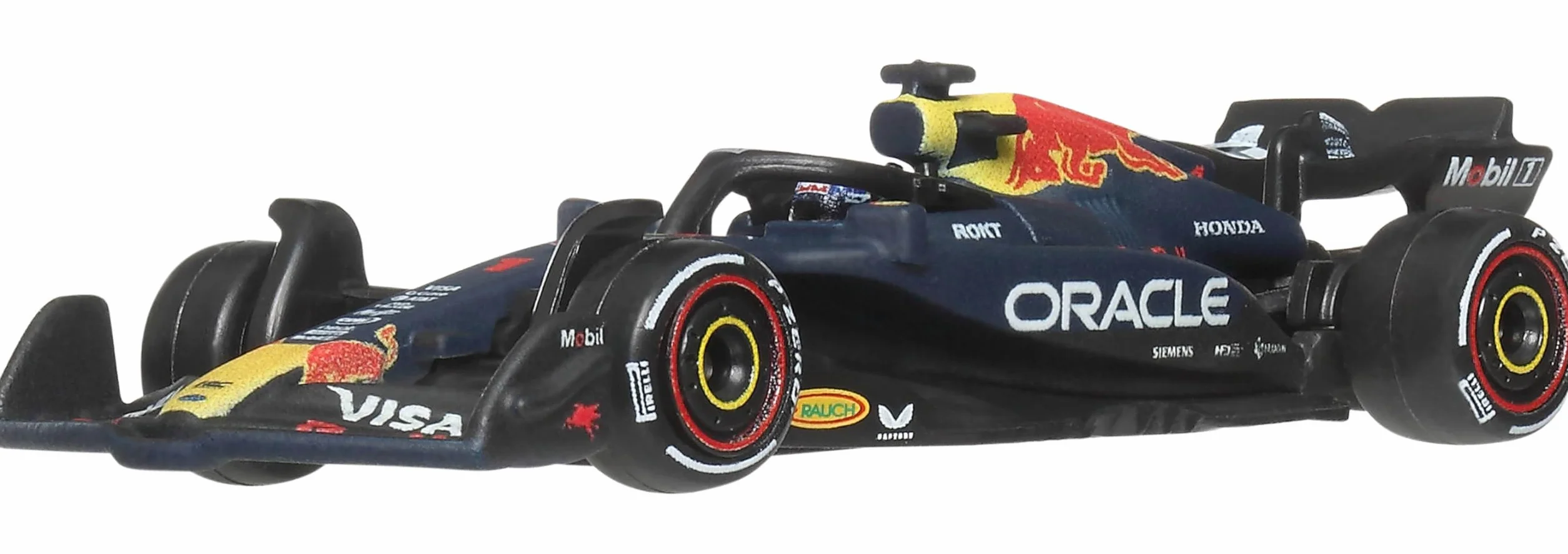 Hot Wheels Oracle Red Bull Racing Formule 1 Max Verstappen #1 métal moulé échelle 1/64 Collectionner pneus Real Riders carrosserie châssis métal JKD83
