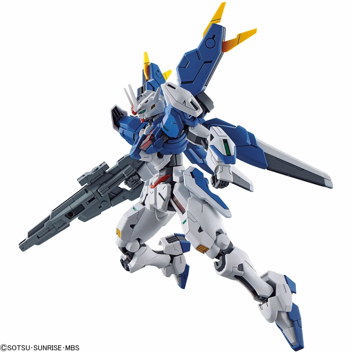 BANDAI SPIRITS Mobile Suit Gundam The Witch from Mercury Gundam Aerial Rebuild HG 1/144 Kit de modèle bleu