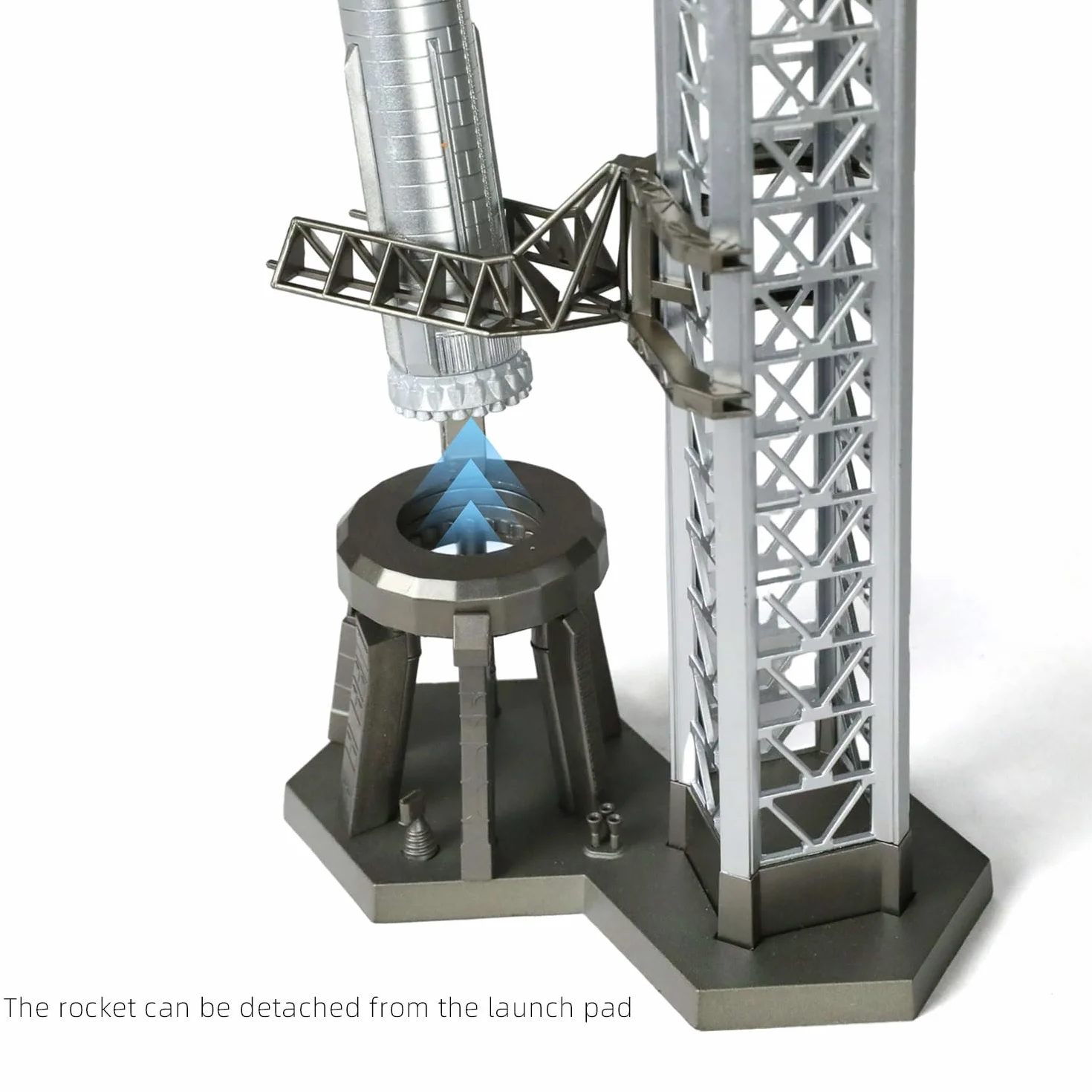 Starship Rocket Model Kit SpaceX NASA 1/400 Statique Adulte Support Bureau 14,57" L