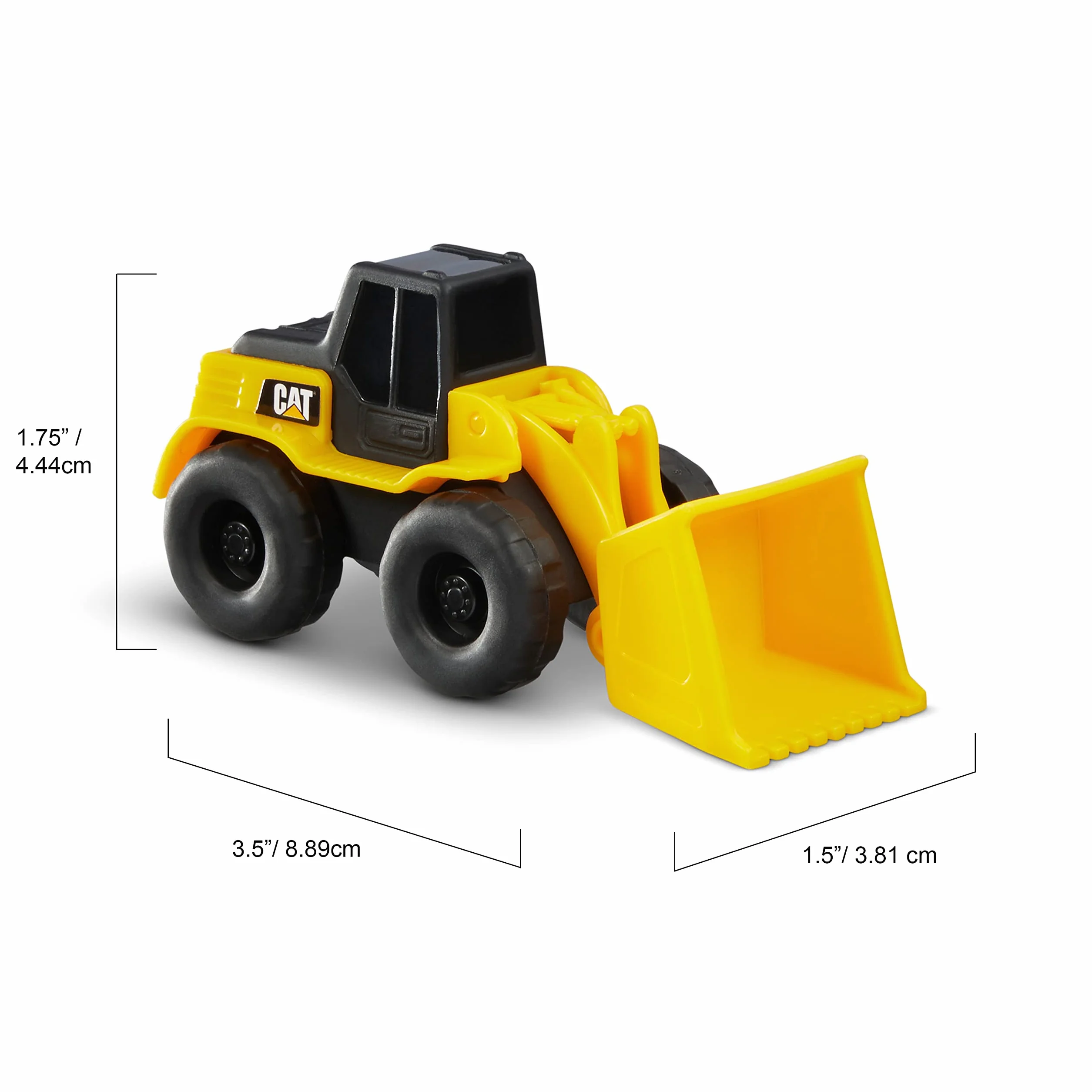 CatToysOfficial Little Machines™ 5 Jouets de Construction CAT - Camion Benne, Chargeuse, Bulldozer, Excavatrice, Pelle Rétrocaveuse
