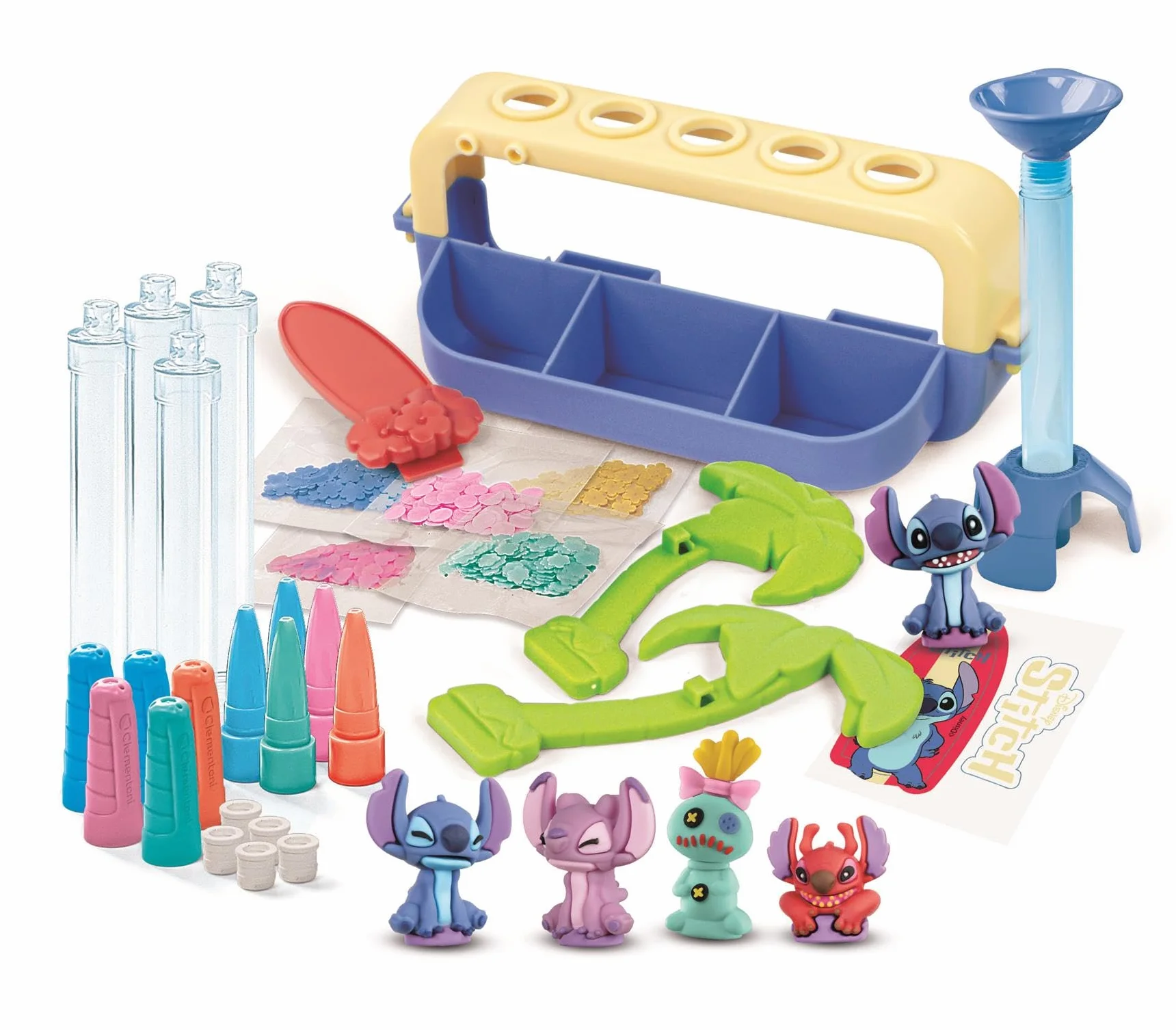 Clementoni Stylos Stitch à Personnaliser - Loisirs Créatifs 25 Accessoires - 6 Ans+
