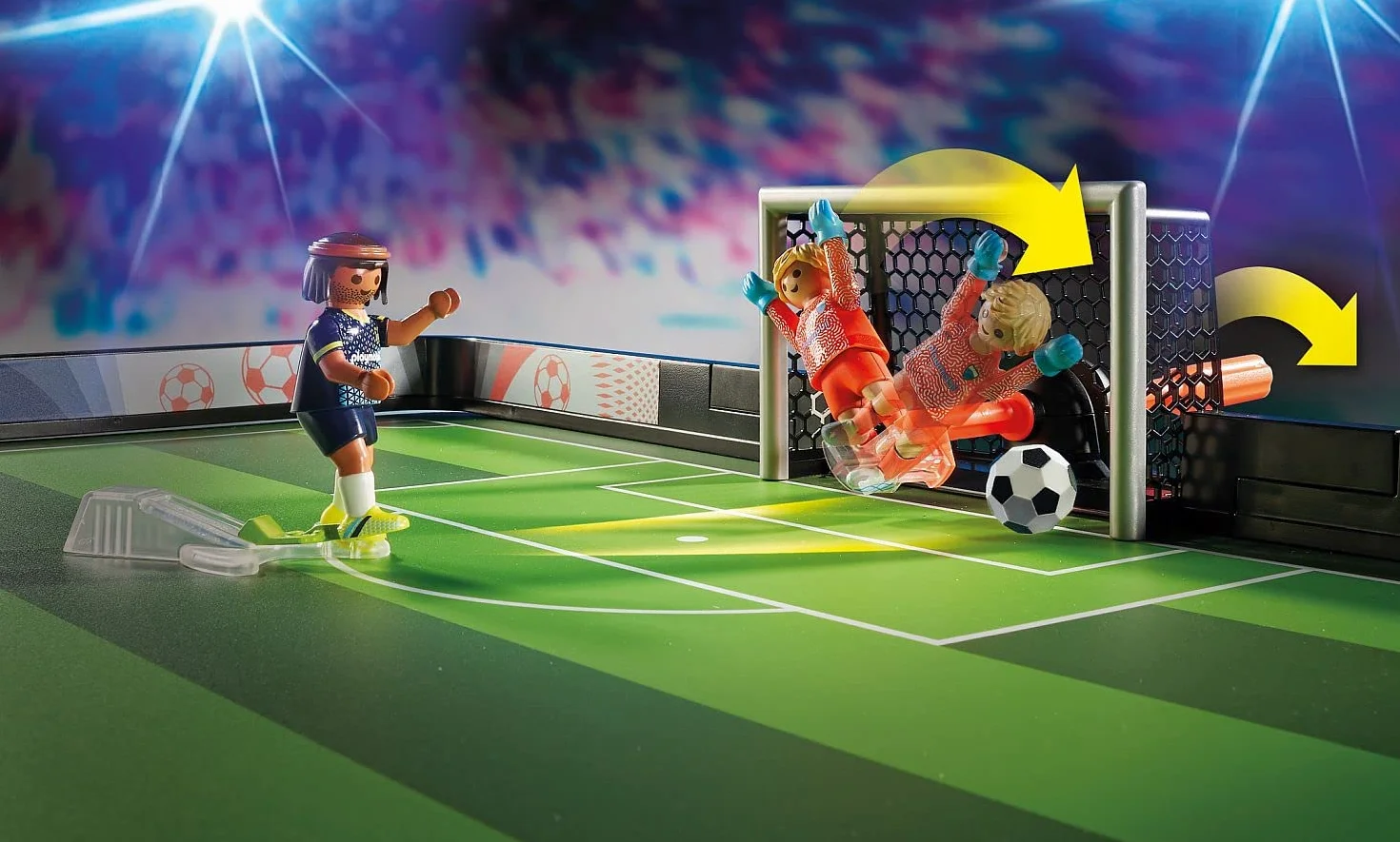 Playmobil 71120 Stade de Football Sport & Action Tournoi Ballon