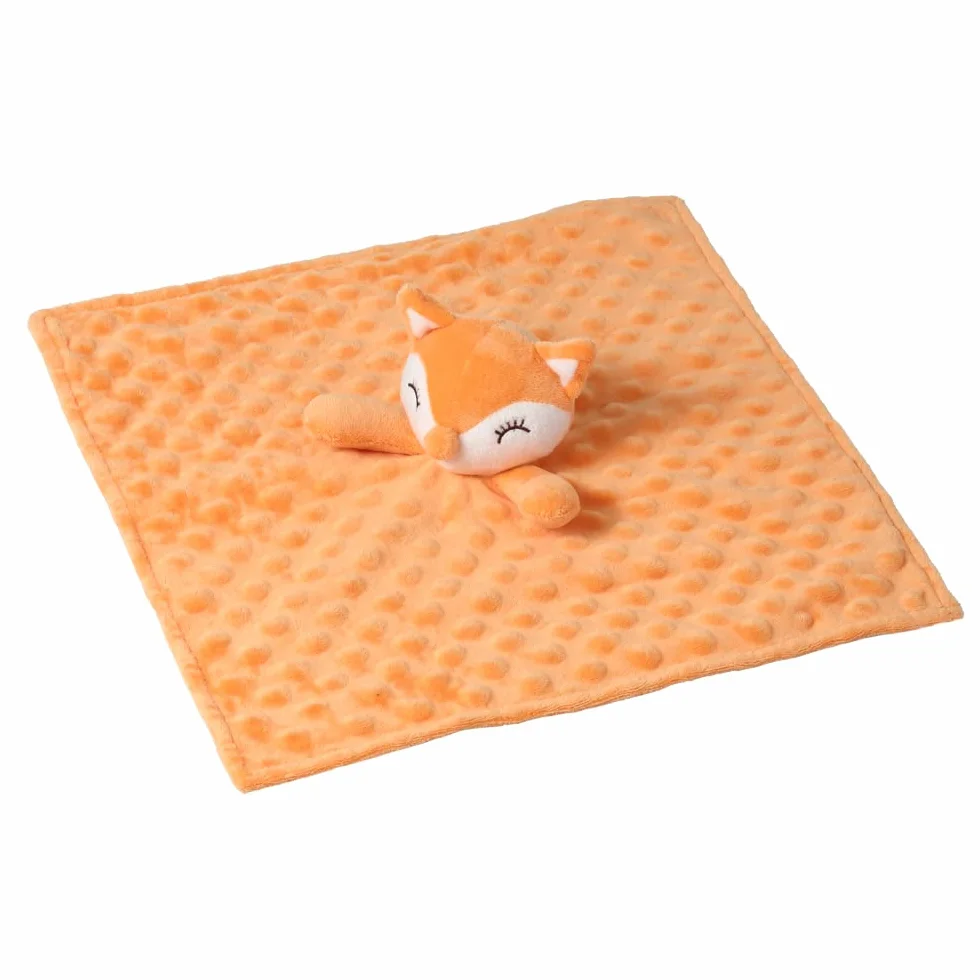 Peluche Douce CREVENT Visage d'Animal Renard Orange Cadeau Anniversaire