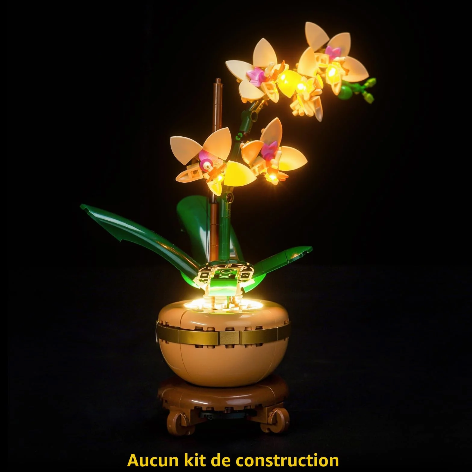 Kit d'éclairage LED compatible avec Lego 10343 Mini Orchidée Botanical Collection