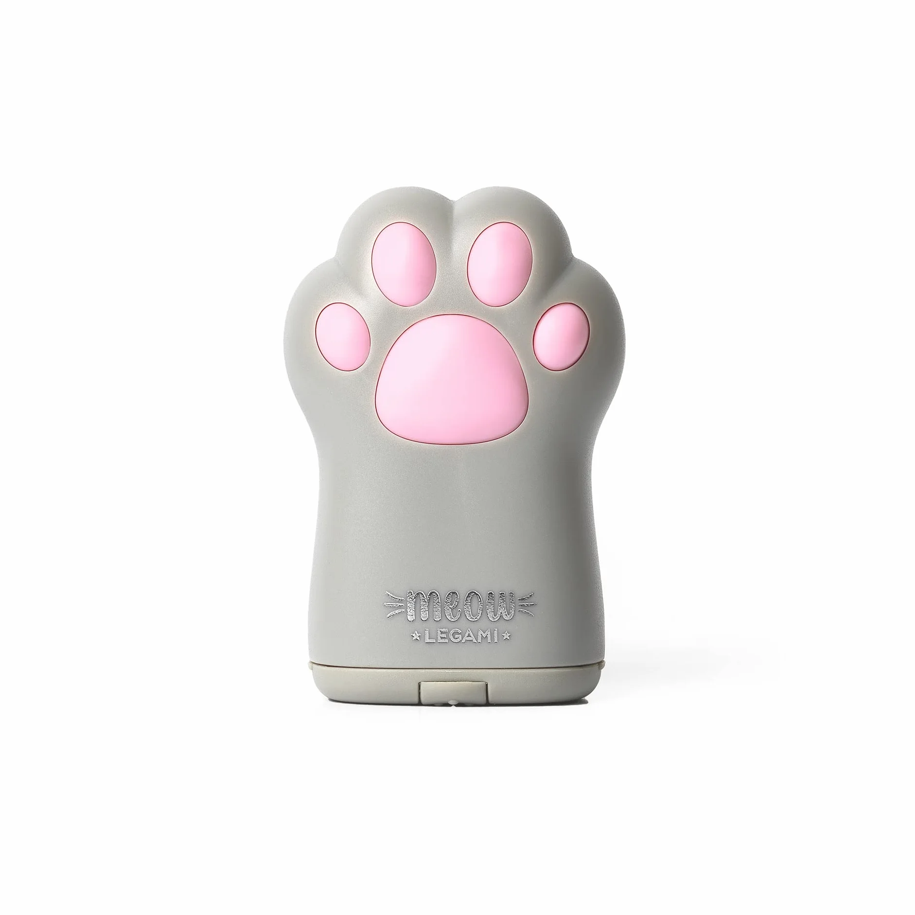 Legami Taille-Crayon Double Trou Meow 4,5x7 cm Plastique Réservoir Copeaux Miroir
