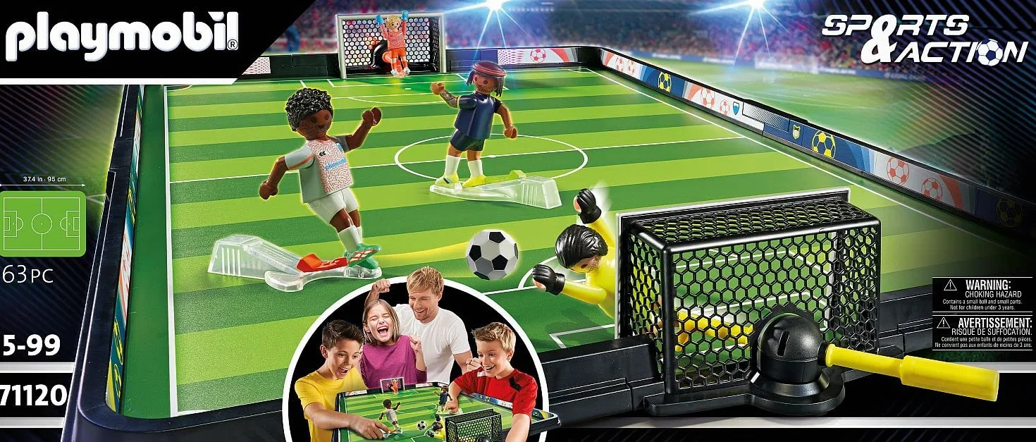 Playmobil 71120 Stade de Football Sport & Action Tournoi Ballon
