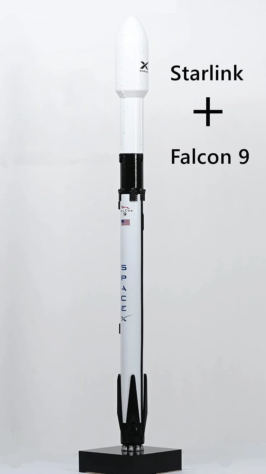 Falcon 9 Fusée Modèle 1:233 Spatial F9 Décoration Bureau