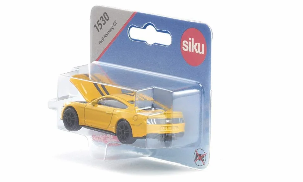 SIKU 1530 Ford Mustang GT Sportwagen Metall/Kunststoff Gelb Spielzeugauto