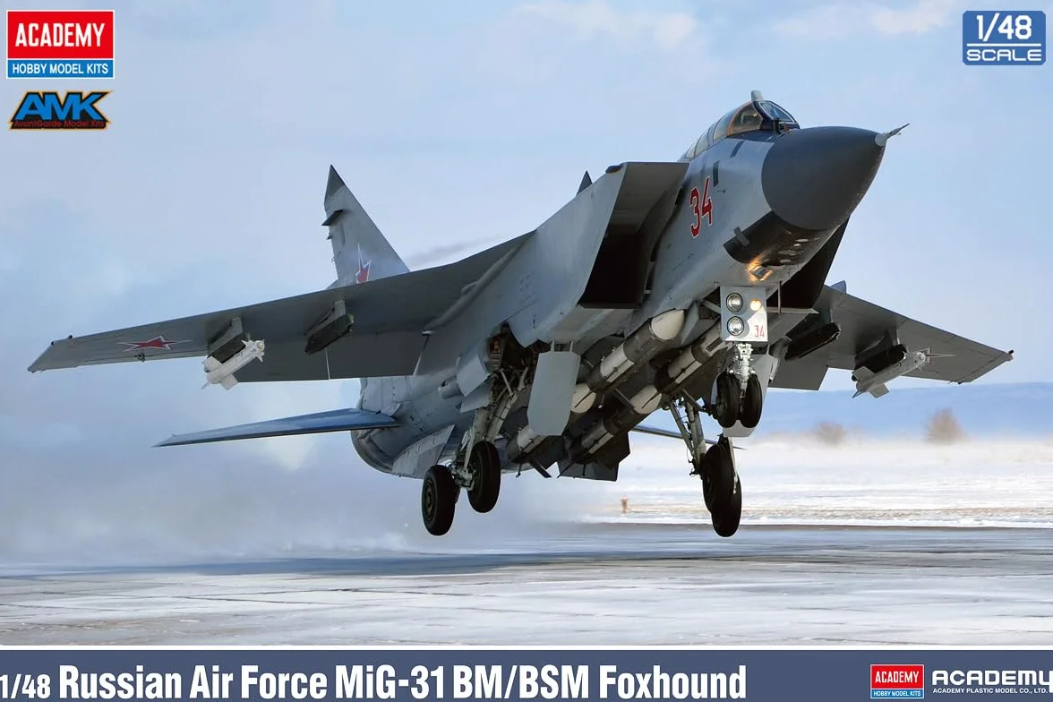 Academy 492364-1/48 MiG 31 BM/BSM Foxhound Échelle 1:48