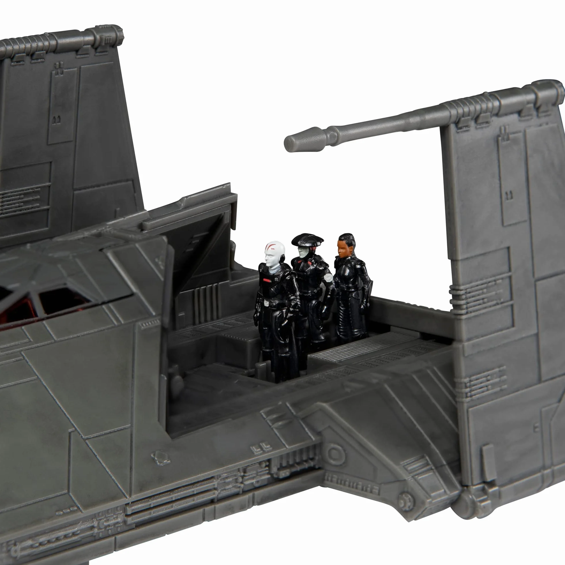 Star Wars Micro Galaxy Squadron Inquisitor Transport Scythe – Véhicule Spatial 17,8 cm avec 3 Micro Figurines 2,5 cm