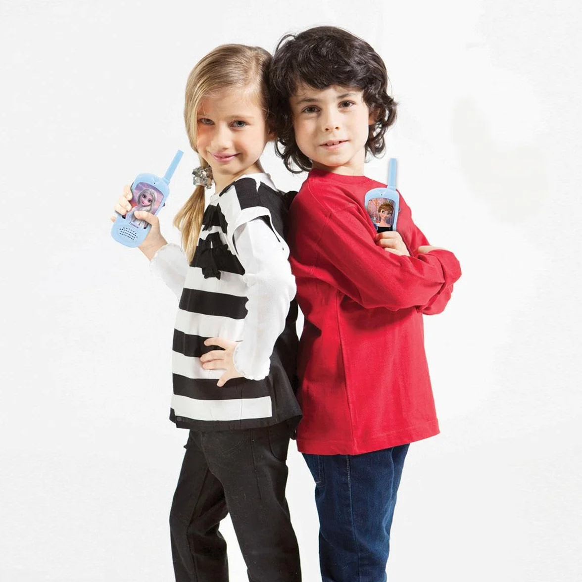 Lexibook La Reine des neiges Talkies-Walkies TW11FZLXB Jeu de Communication Enfant Bleu