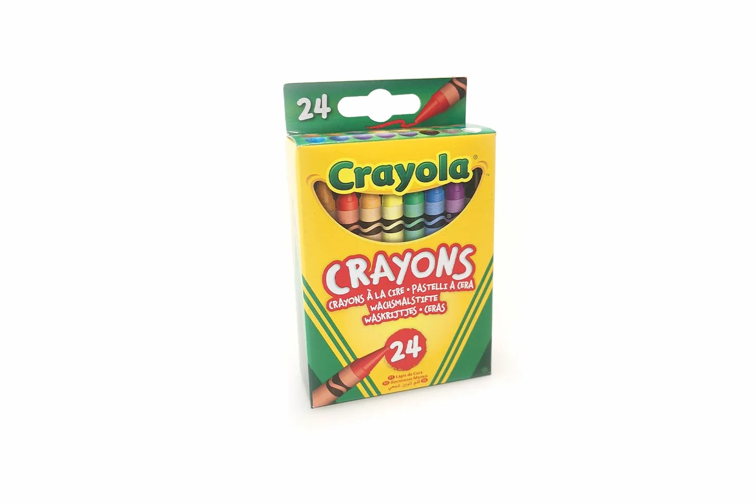 CRAYOLA Crayons de cire Set de 24 pièces Couleurs assorties