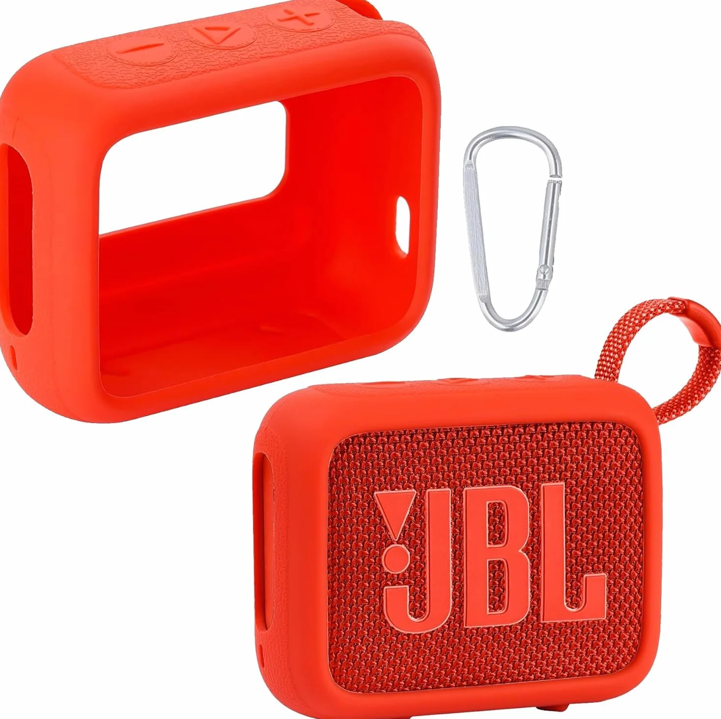 Housse en Silicone Compatible pour JBL Go 4 Enceinte Bluetooth Portable