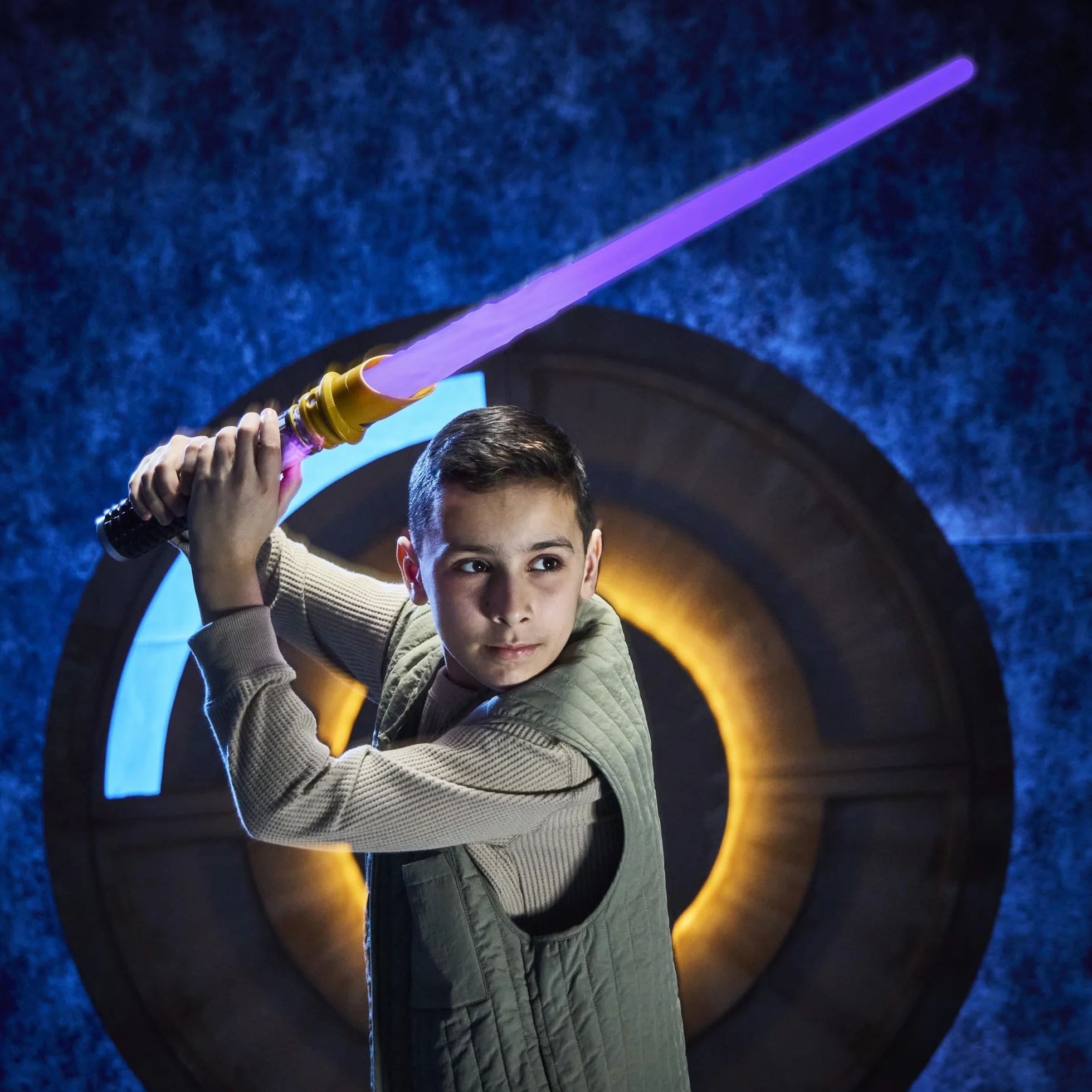 Sabre Laser Star Wars Cristal Kyber 7 Couleurs 10 Cristaux 50 Combinaisons Sons Lumières Jouet Enfant 4 Ans