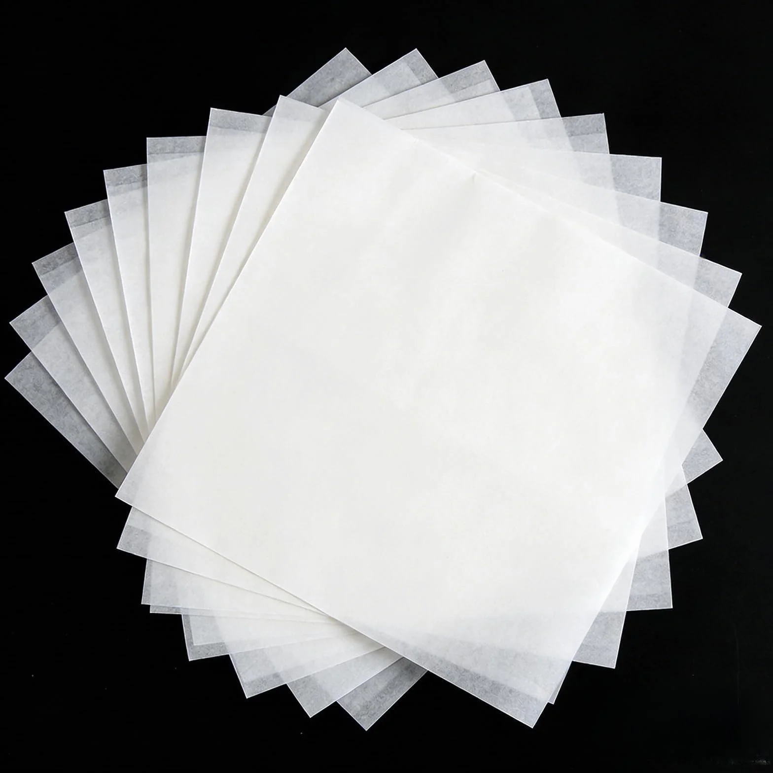 Perles à Repasser 70 Feuilles 20x20 cm, Papier Transparent Blanc