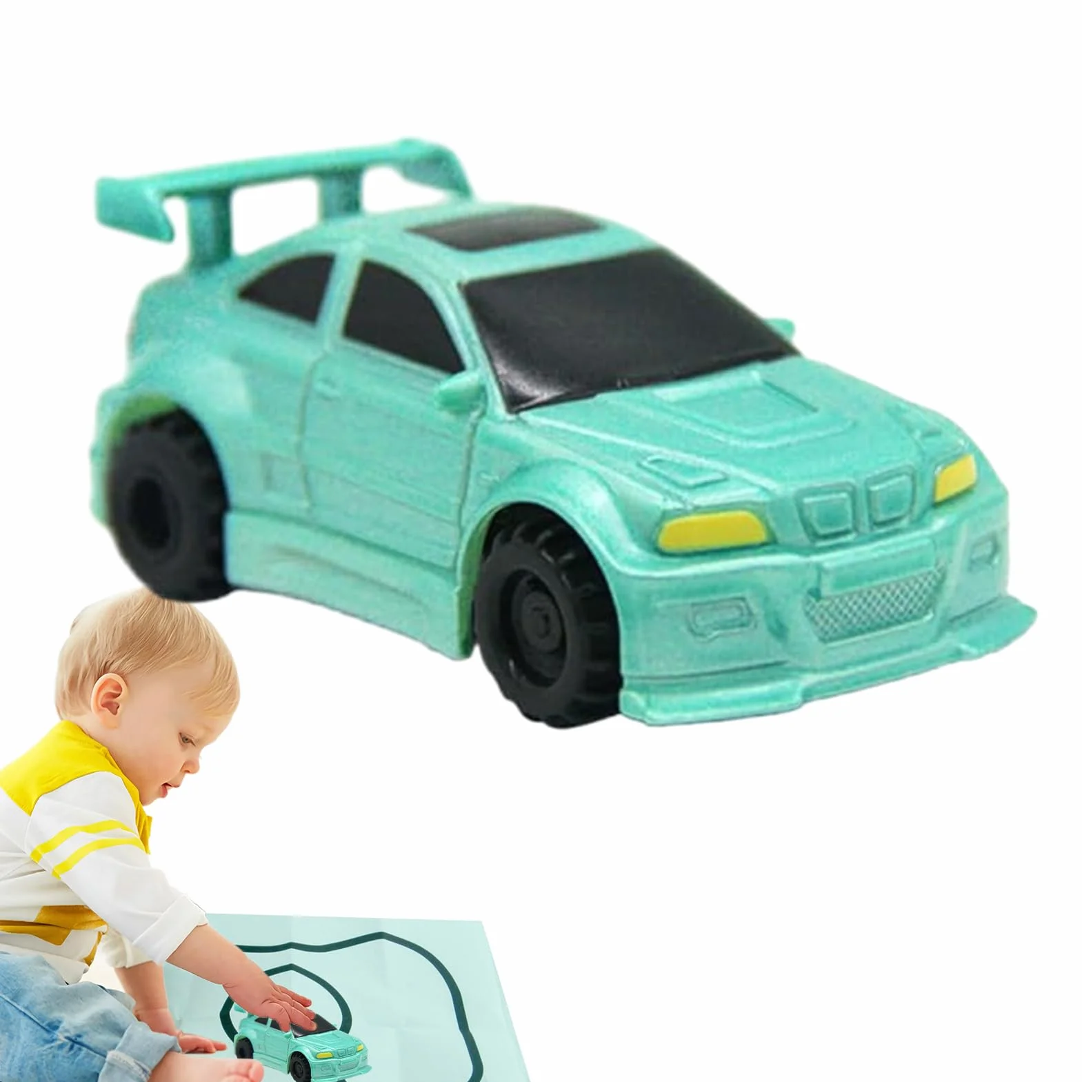 Jouet De Voiture Inductif Magique Mini Voiture Stylo Alimentée Par Batterie Avec Capteur Optique Cadeaux D'apprentissage Interactifs Enfant