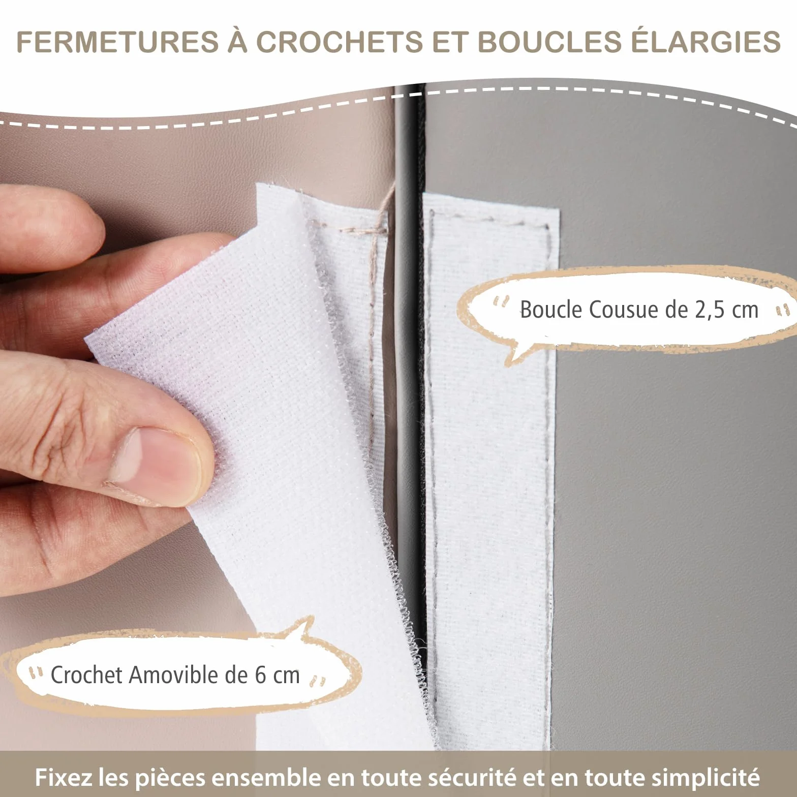 DREAMADE Parcours de Motricité Bebe en Mousse EPE, Bloc de Construction avec Housse, Jeux d’Escalade pour Enfants 1+ an (Gris)