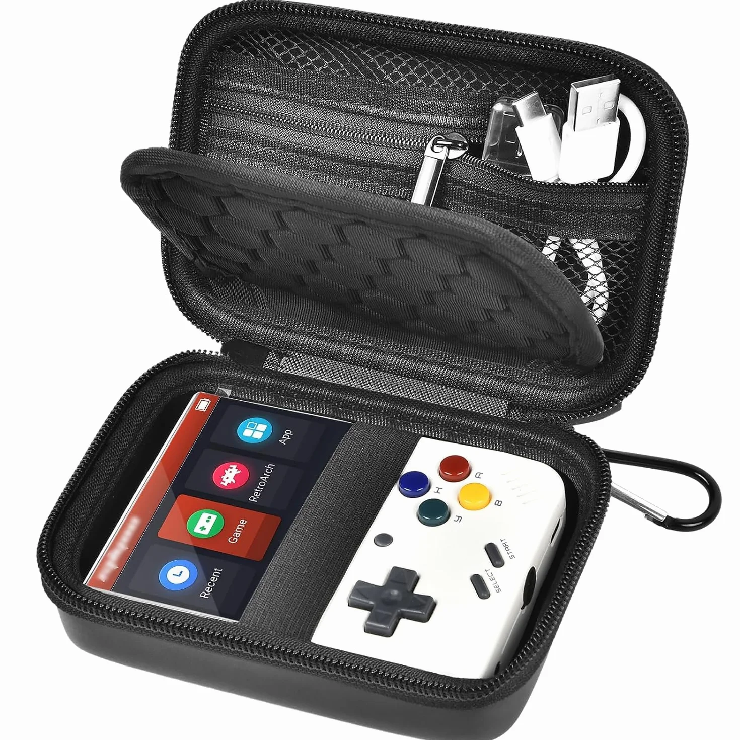 Sacoche de Transport pour MIYOO Mini Plus, Housse de Protection Anti-Rayures Coque Dure en EVA