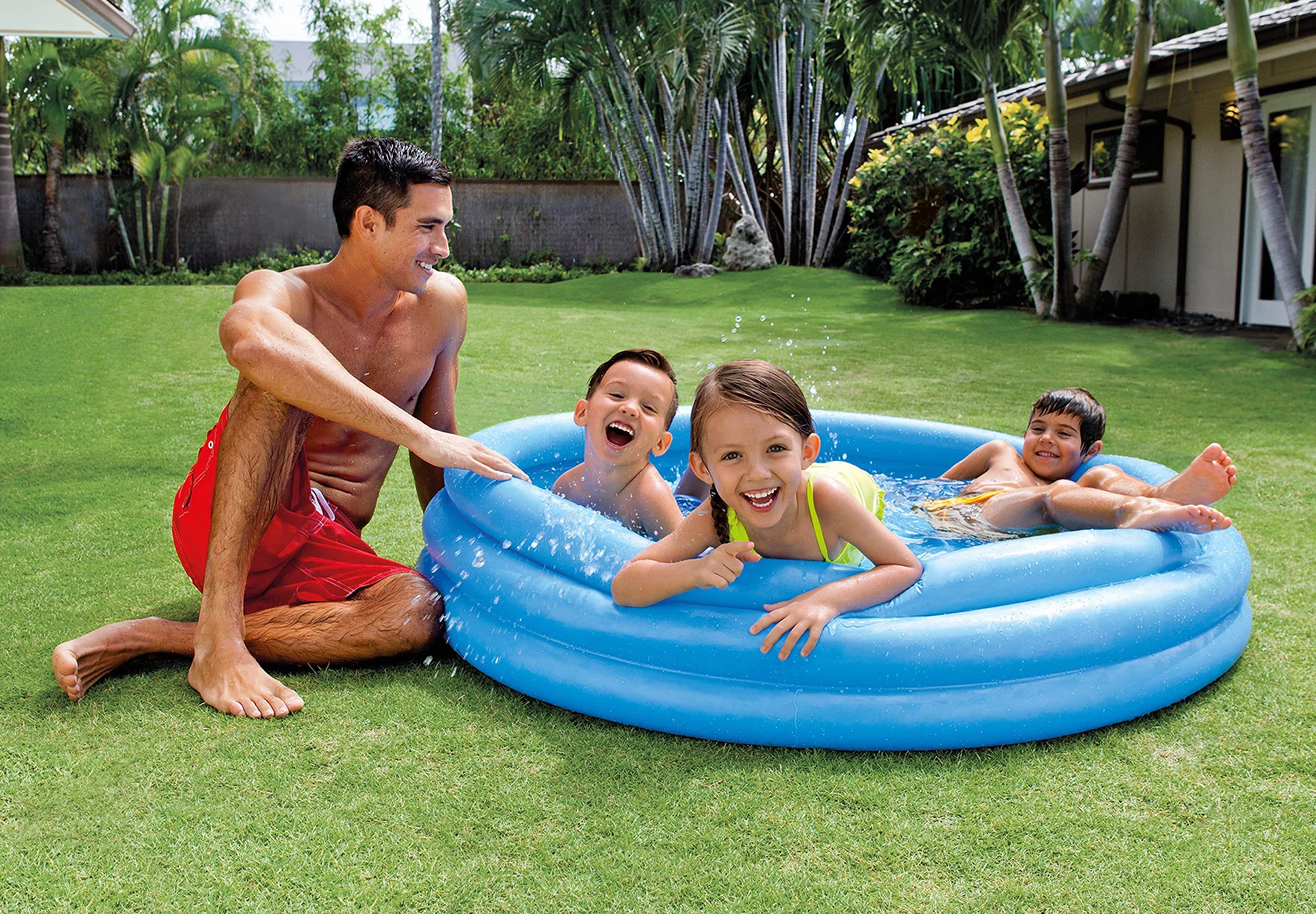 Intex piscinette bleu cristal