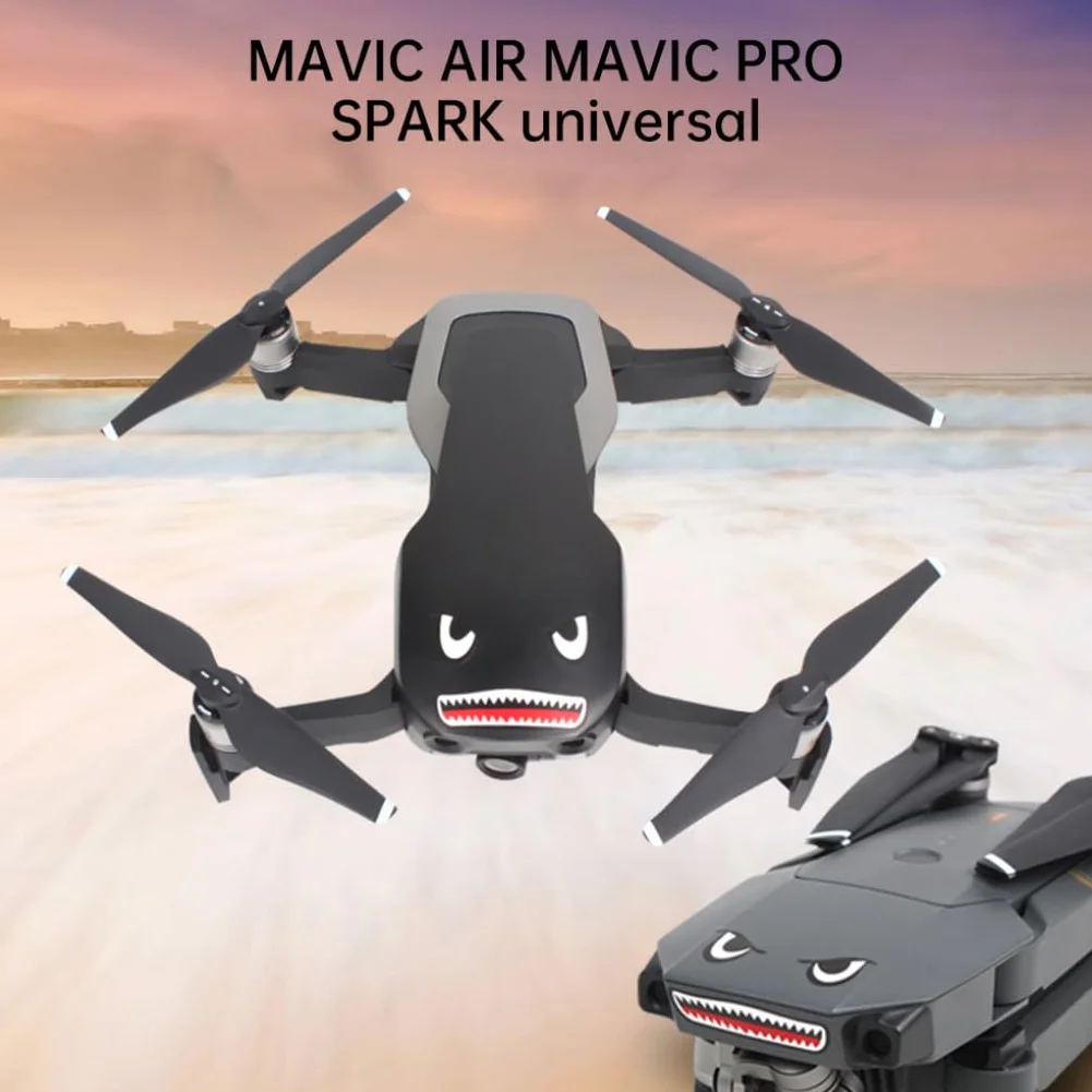 Autocollant Drone Poisson Cartoon Compatible Mavic 3 Mini se air 2s