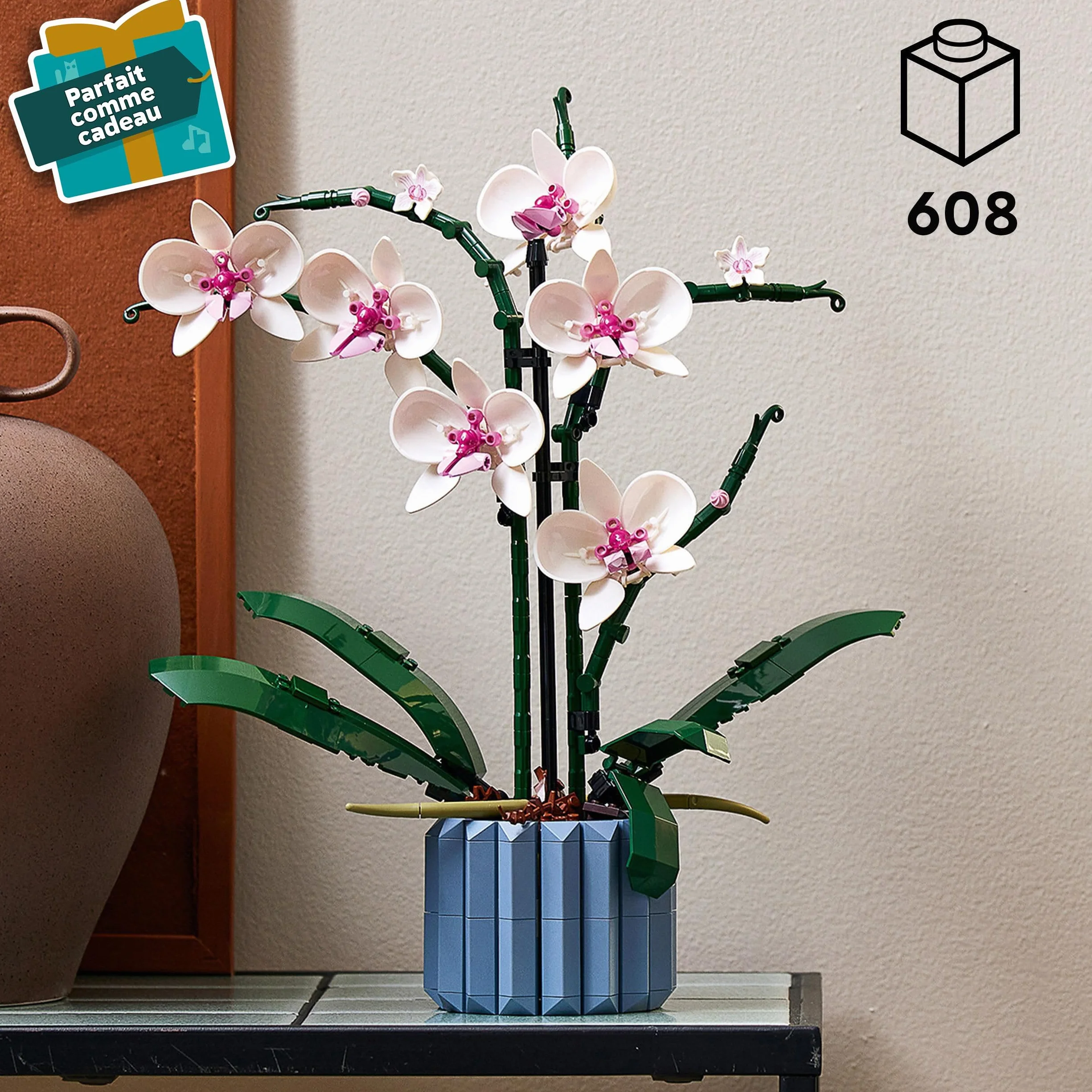 LEGO Botanicals L’Orchidée 10311 Plantes Artificielles d'Intérieur Décoration Maison Loisirs Créatifs Adulte