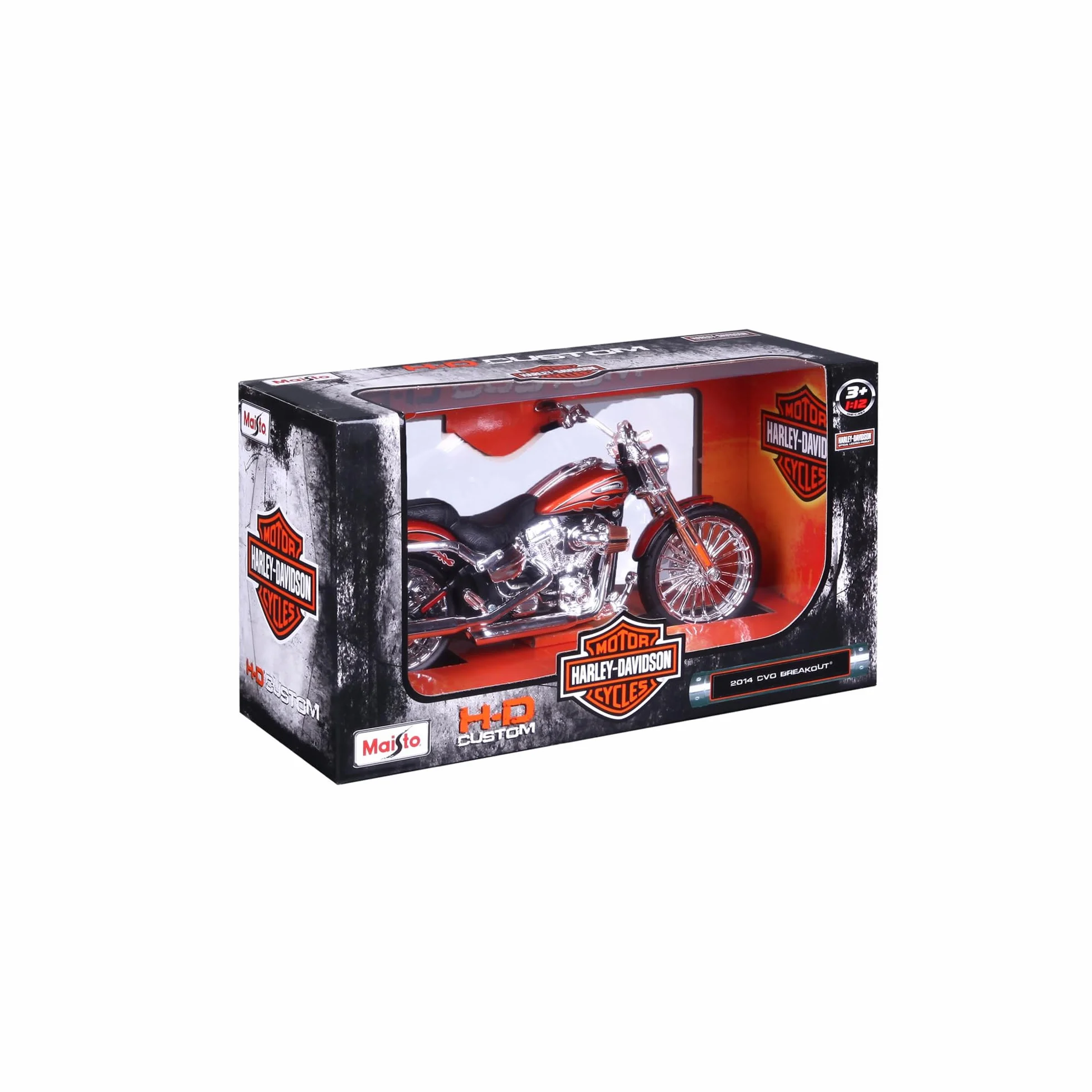 Harley Davidson CVO Breakout Motorcycle Model 1/12 Maisto