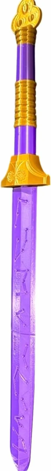 Épée R-umi KP-OP Anime Hunters, Épée Quatre Tigres Accessoire Costume Cosplay Enfants Violet