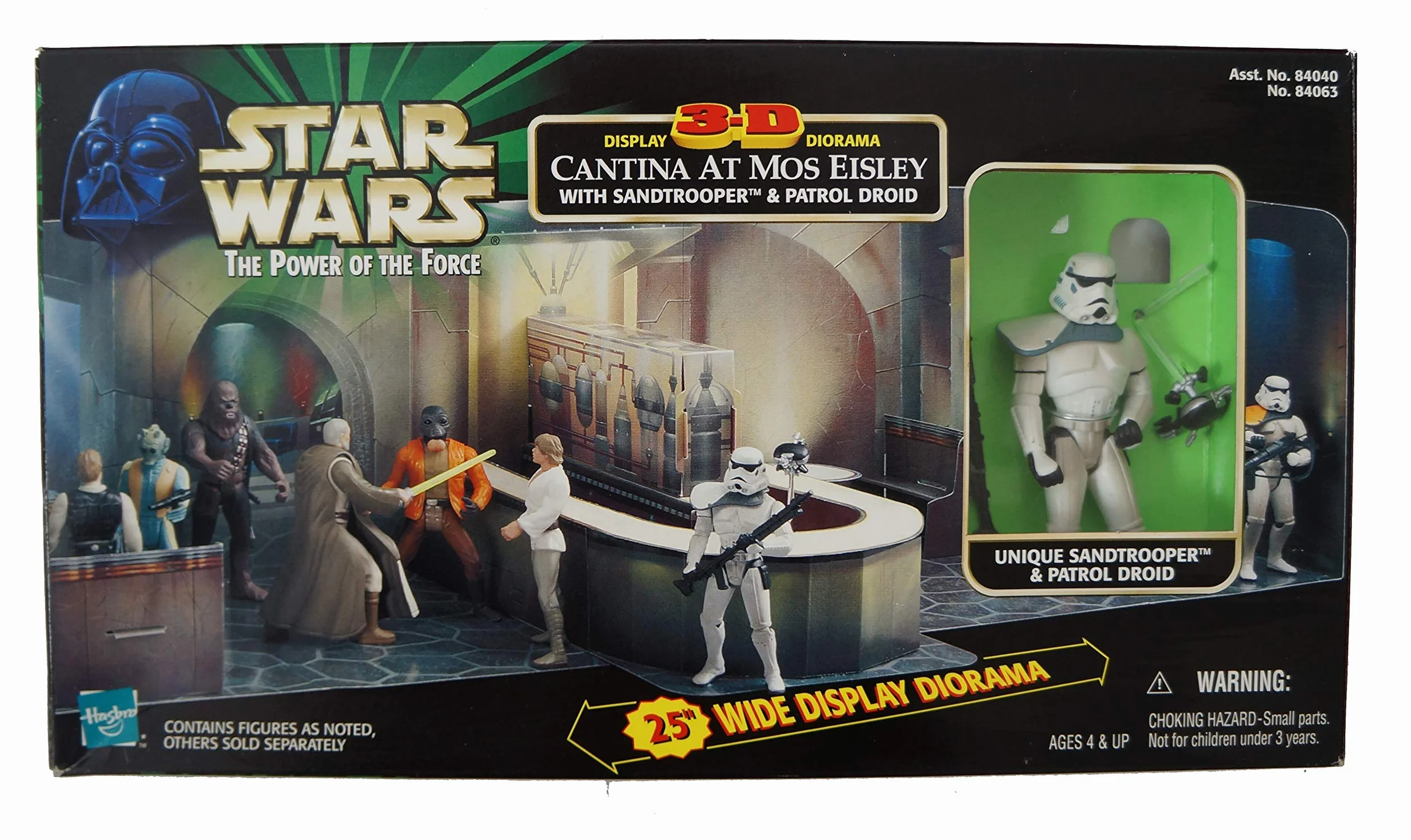 Star Wars: Power of the Force Cantina 3-D Display Diorama with Sandtrooper & Patrol Droid