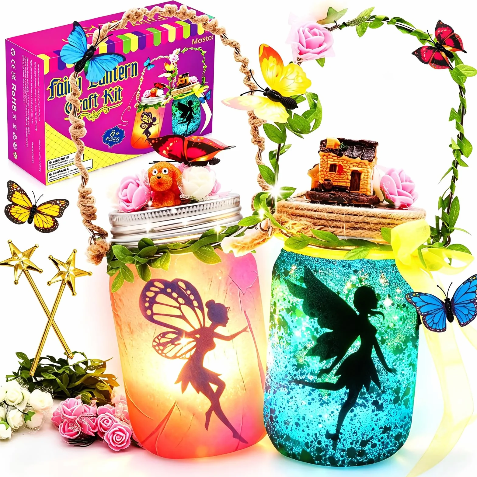 Fairy Potions Kit Creatif Enfant Bricolage Cadeau 6-12 ans Projet d'art Activités