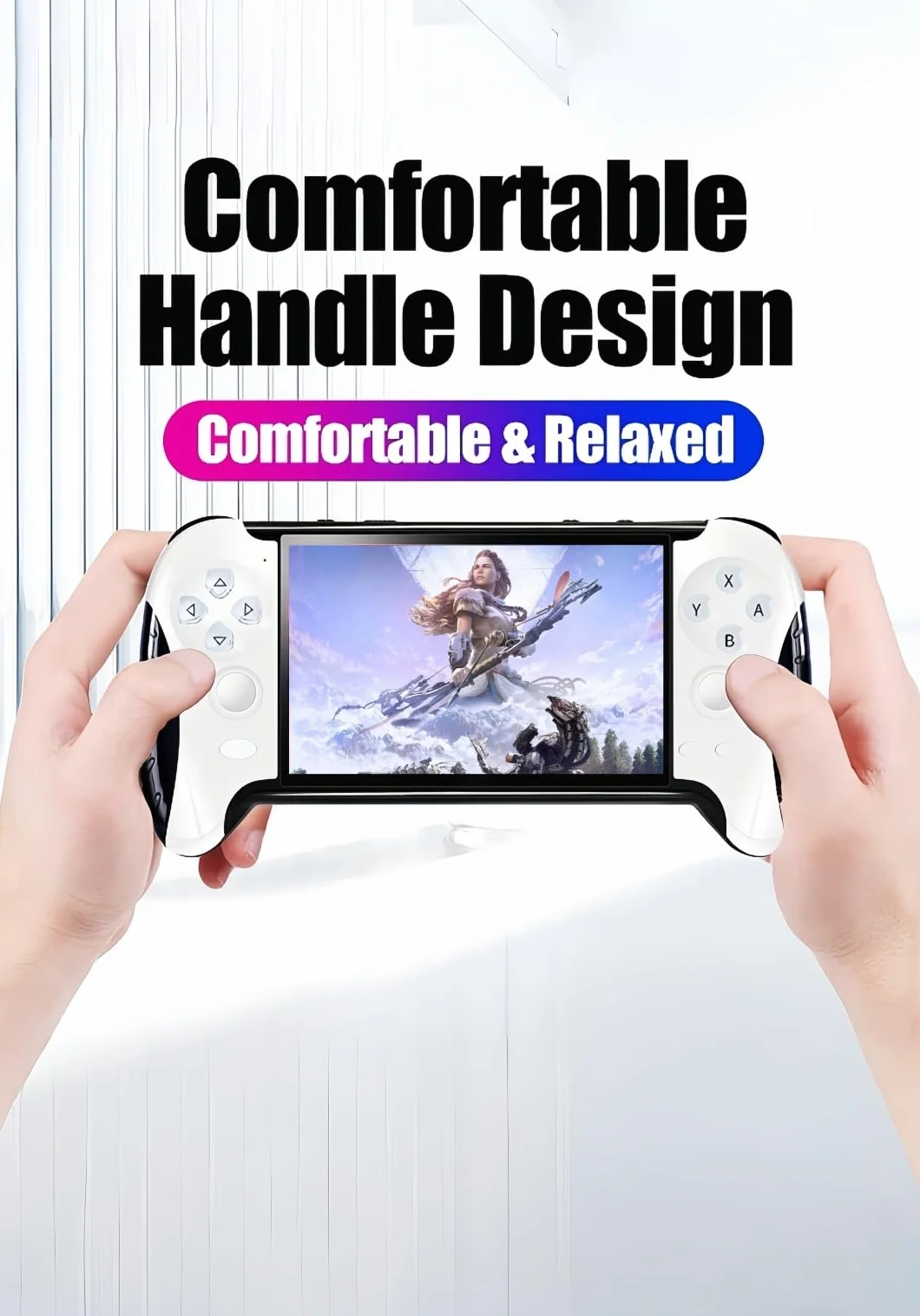 Console de Jeu Vidéo Portable 4,3 Pouces Émulateurs Multiples Sortie TV Jeux Rétro
