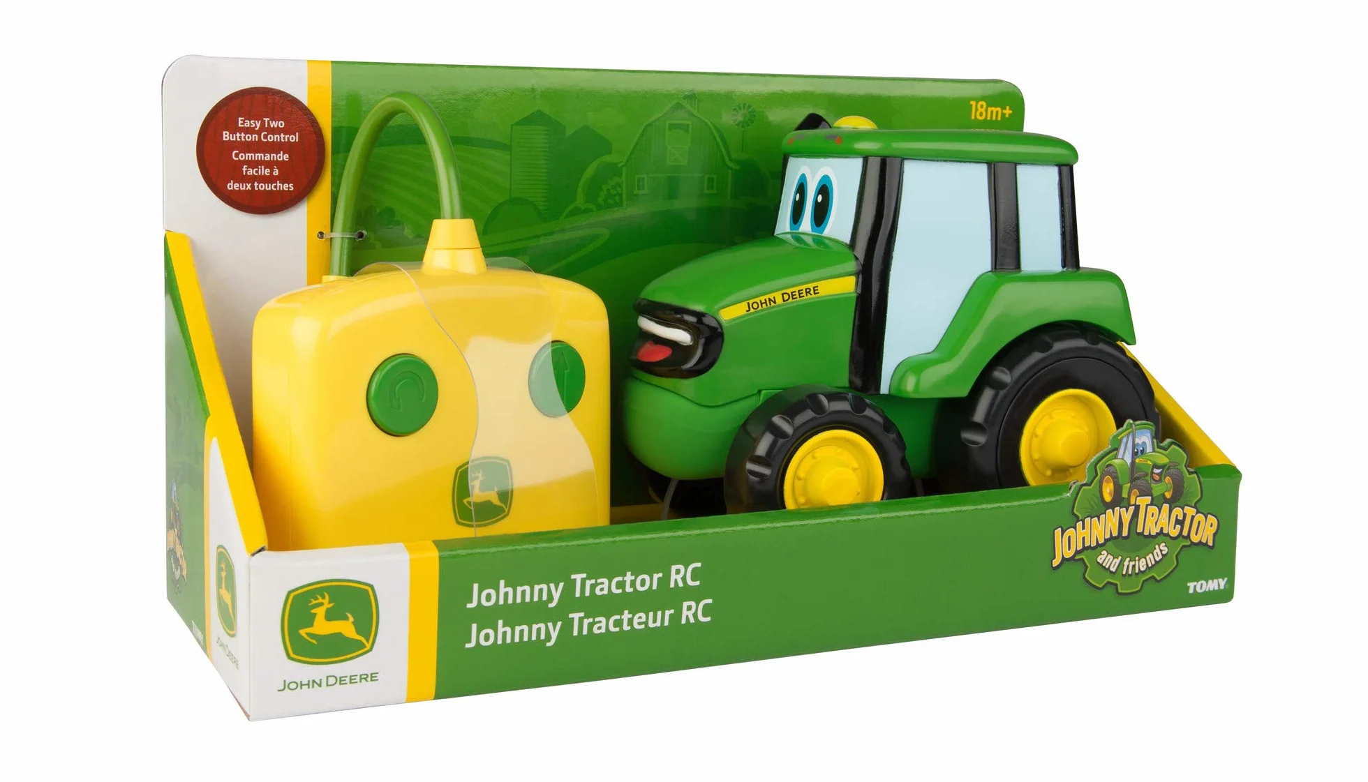 Tomy Johnny Le Tracteur Radiocommandé John Deere 42946 Jouet Éducatif Enfant 18 Mois+