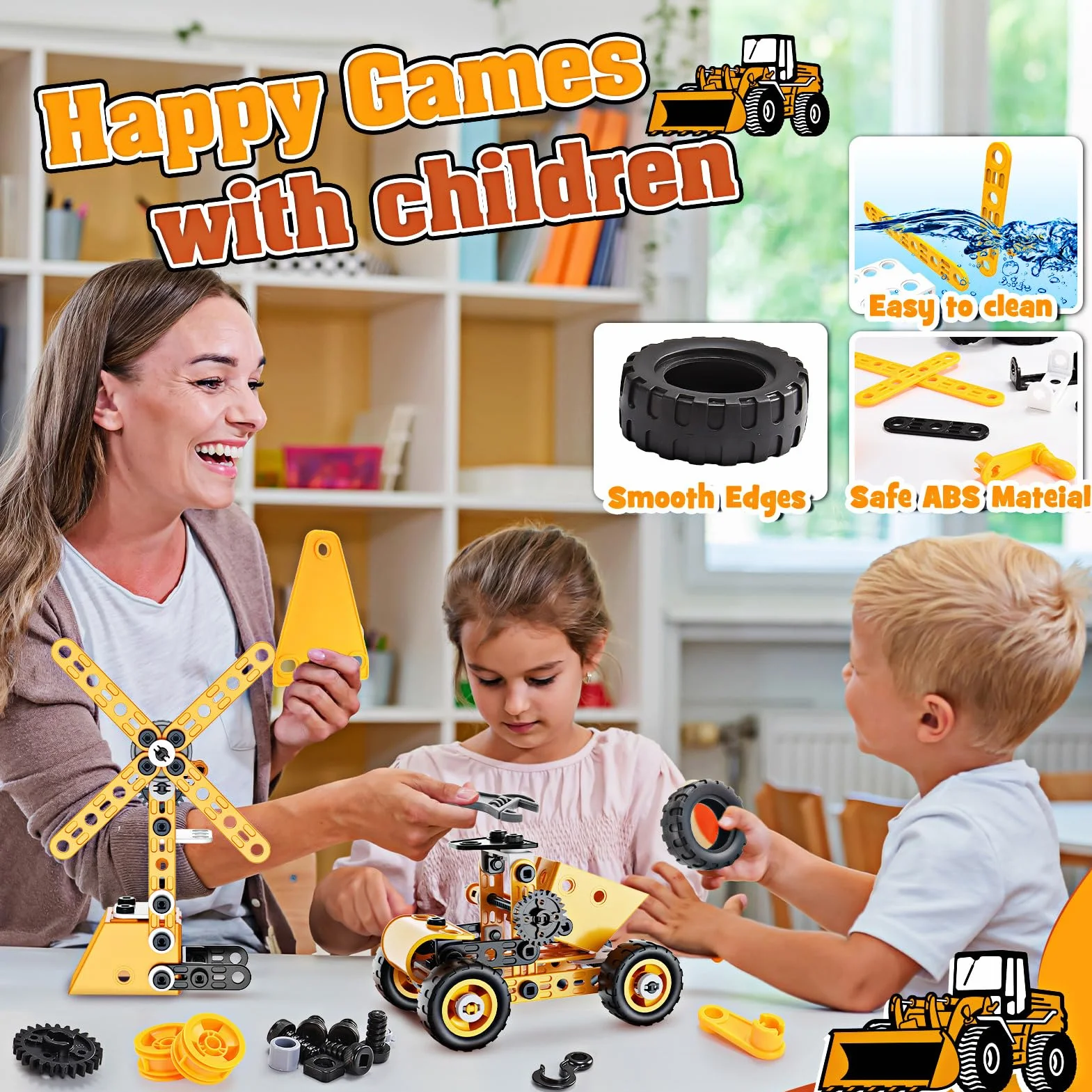 Jeu de Construction Camion Enfant Garcon 5-12 Ans Voiture Cadeau Anniversaire