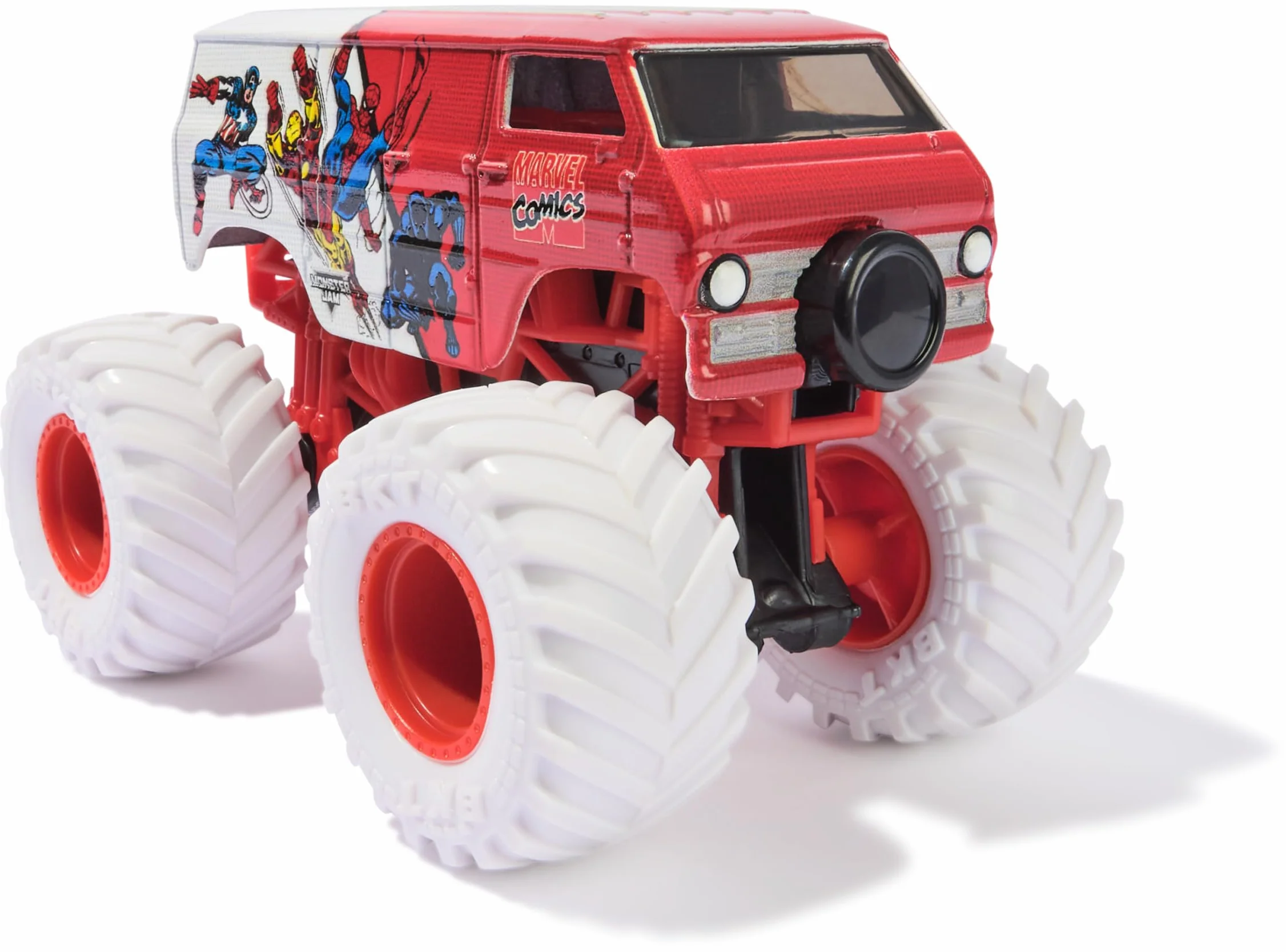Monster Jam 5 Véhicules Die-Cast 1:64 Marvel Monster Trucks Officiels À Collectionner Jouet Enfant 3 Ans