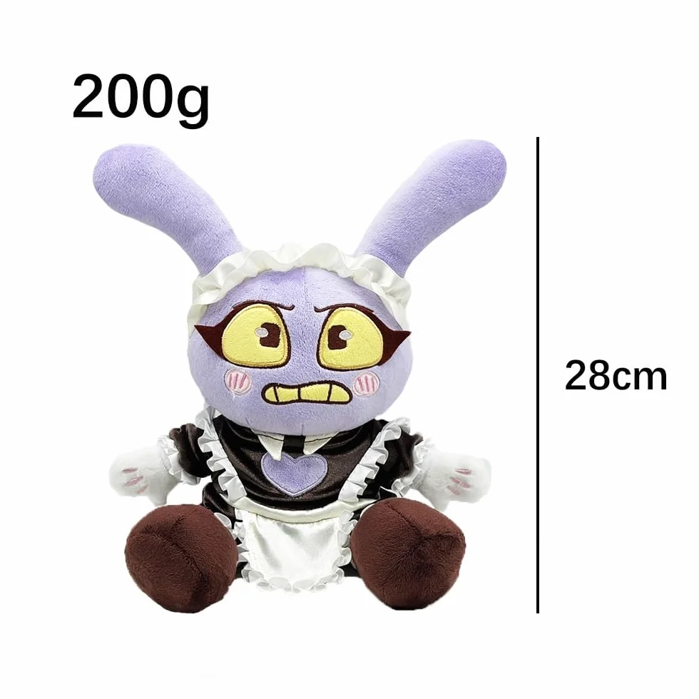 Peluche Maid Jax, Figurine en Peluche, Tenue de Femme de Chambre