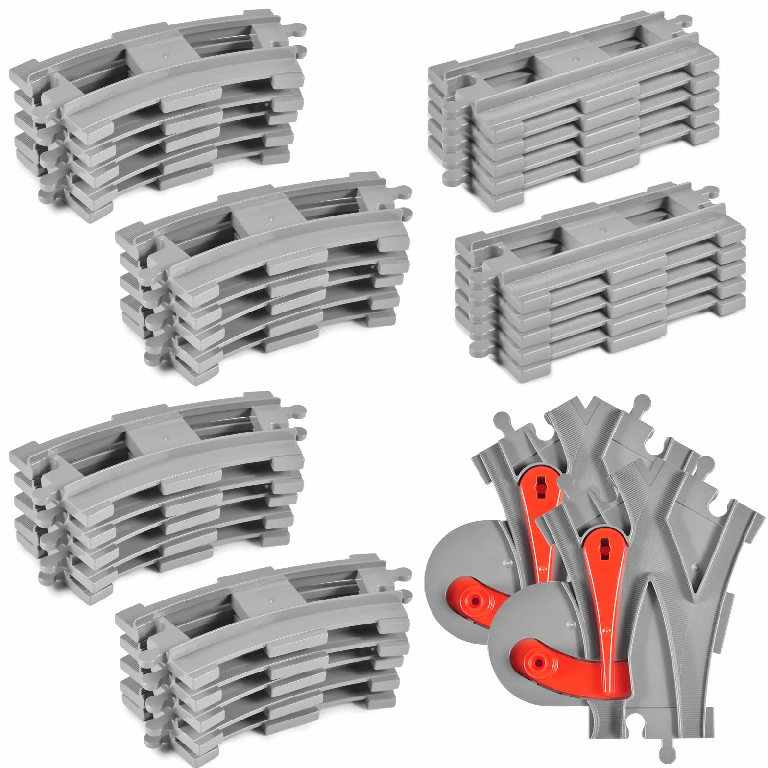 Building Blocks Train Track Set 32 pcs Rails de Chemin de Fer