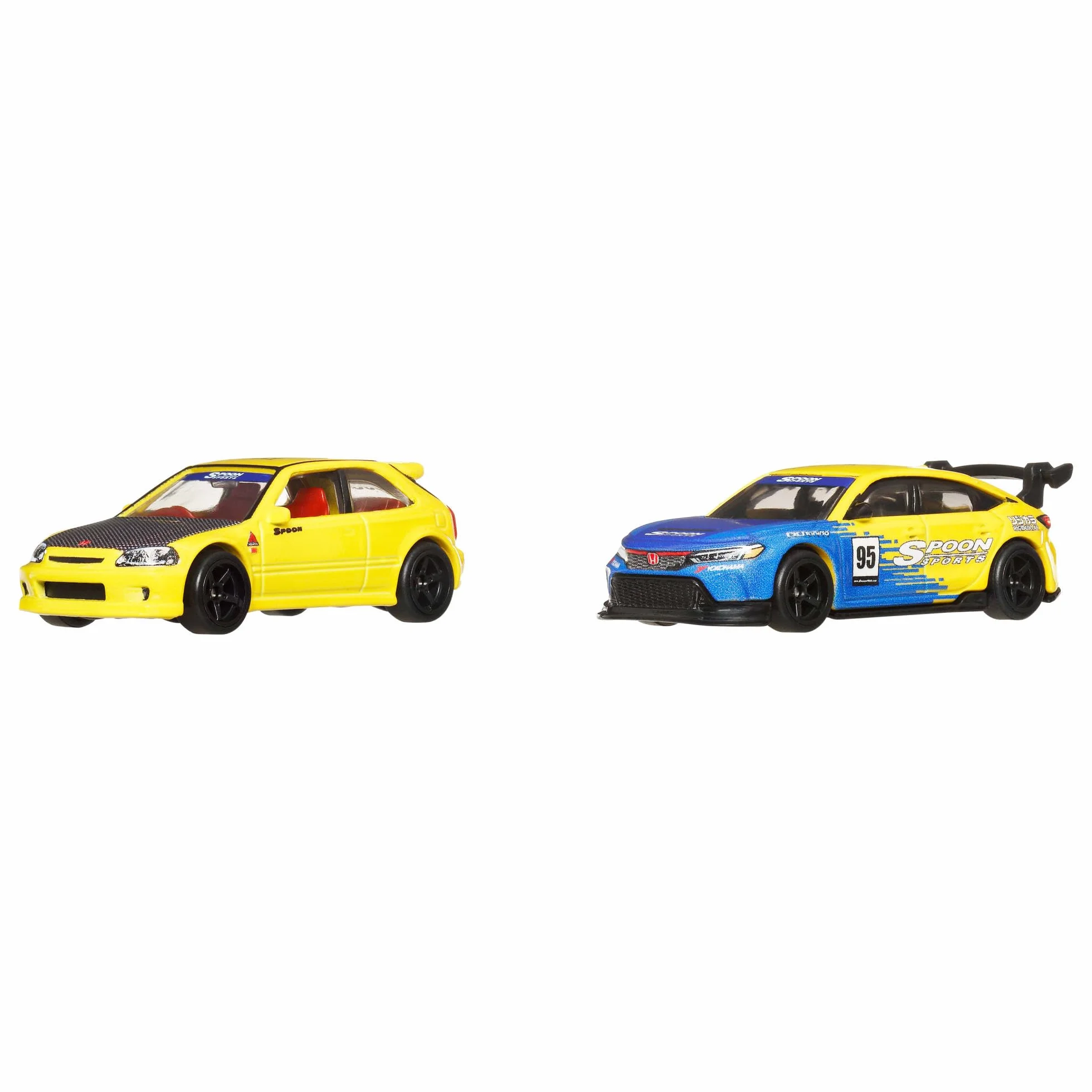 Hot Wheels Car Culture Premium 2 Véhicules 1/64, Real Riders, Metal/Metal, JBL00