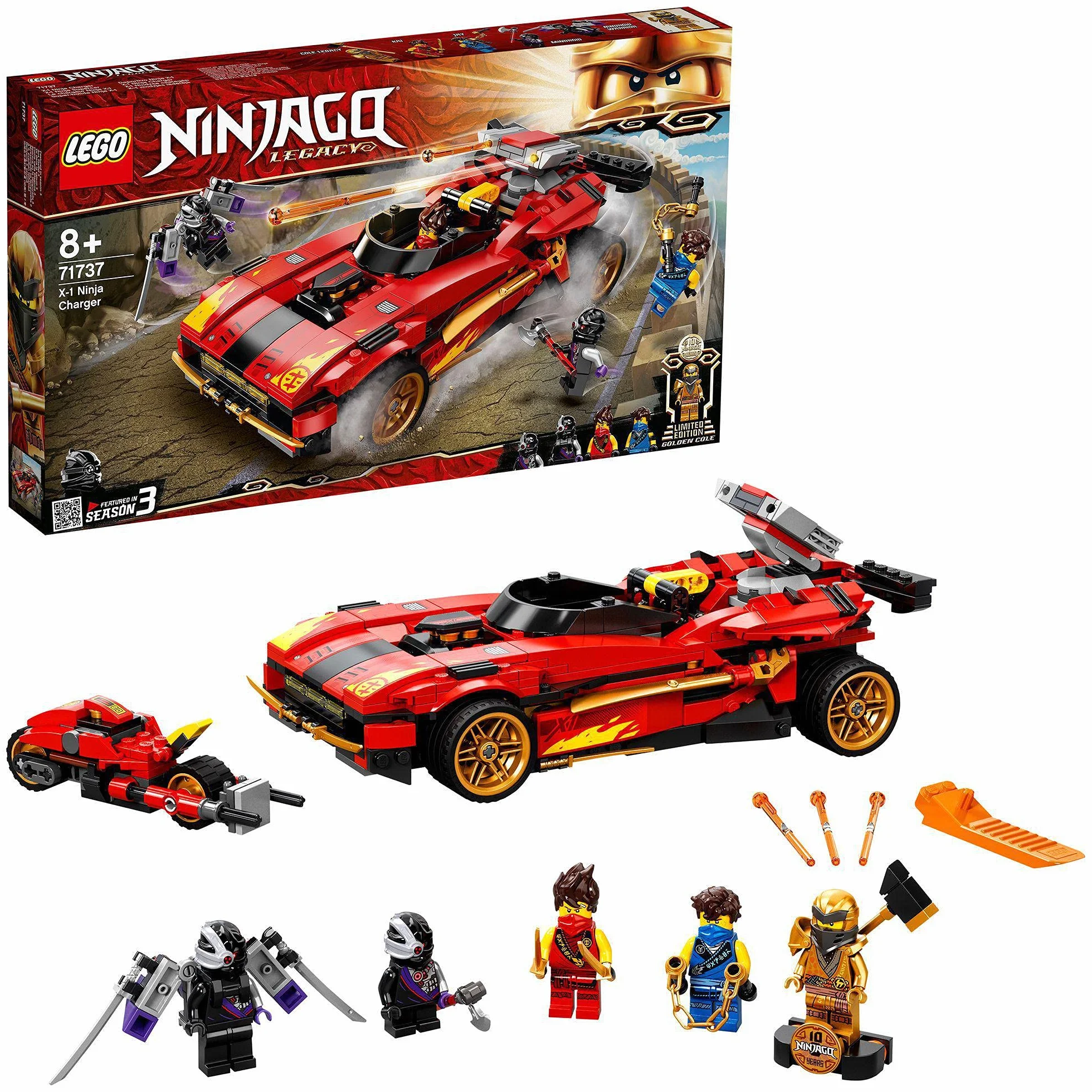 LEGO 71737 Ninjago Le Chargeur Ninja X-1