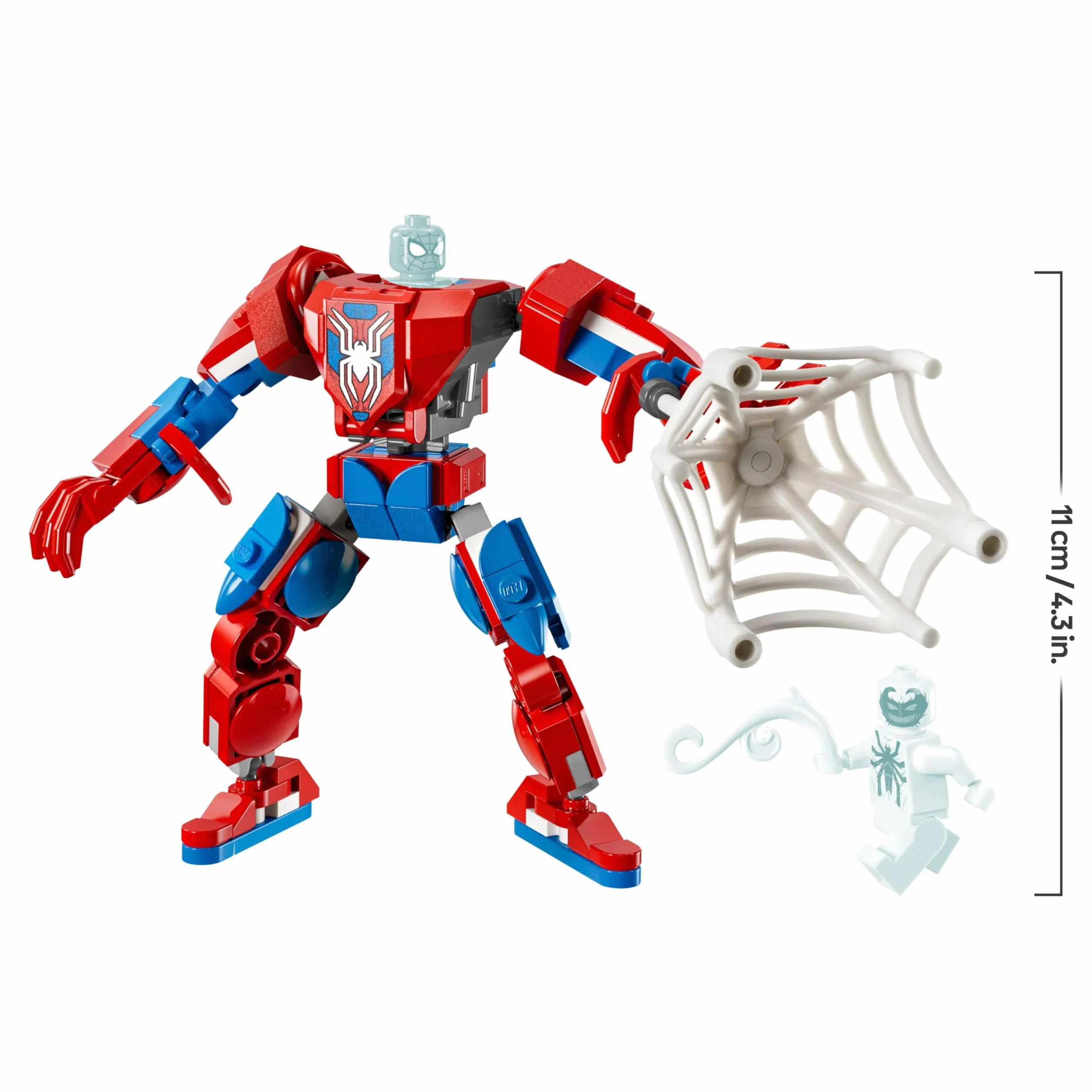 LEGO Marvel Spider-Man Mech vs. Anti-Venom 76308 Building Toy with 2 Minifigures for 6+ Year Old Boys and Girls