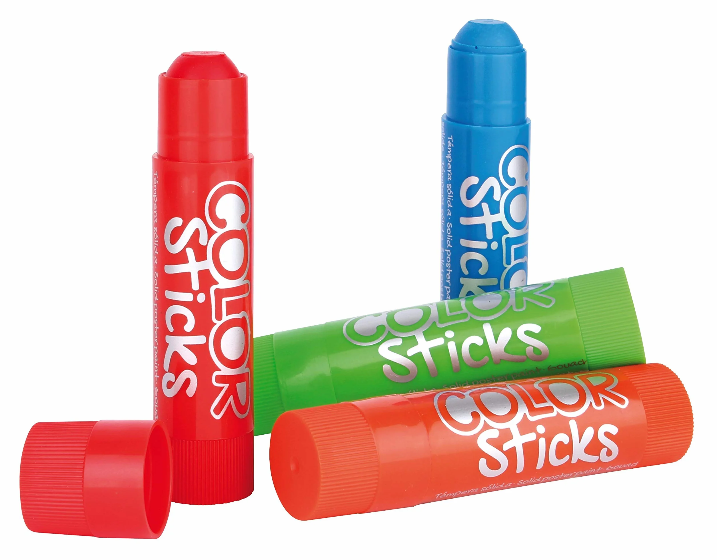 APLI Kids Pack de 12 Tubes de Gouache Solide 10 g Couleurs Assorties