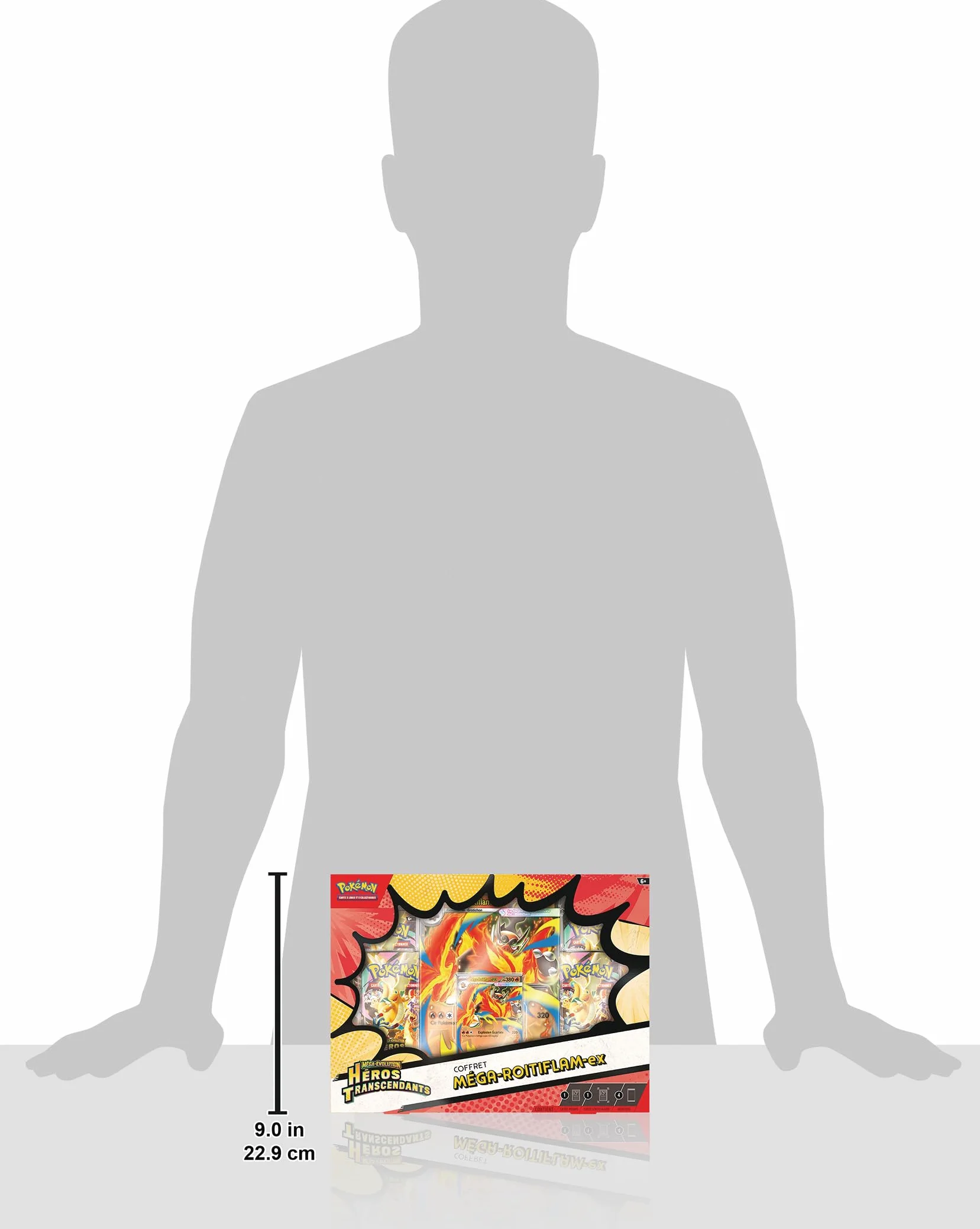 Pokémon Coffret Méga-Évolution Héros Transcendants Méga-Roitiflam-ex
