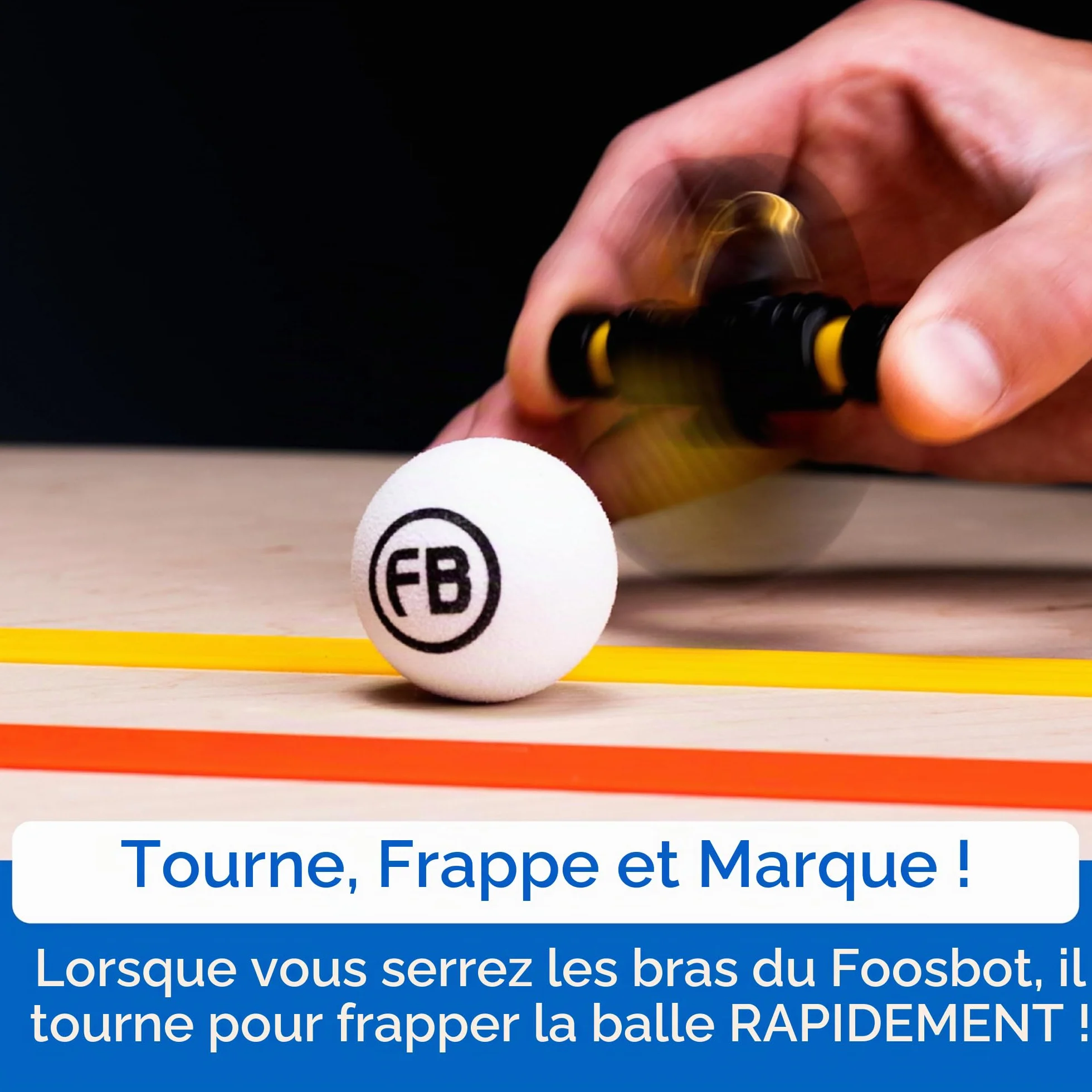 Fat Brain Toys Foosbots Coffret de 2 - Jeu de Table Football pour Enfants 6 Ans+