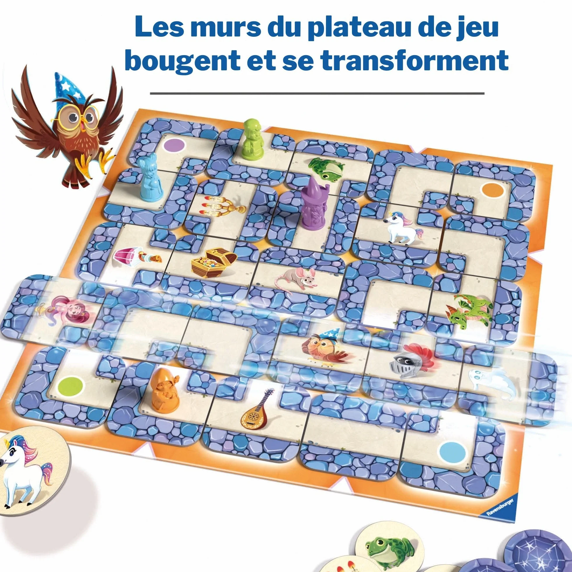 Ravensburger Labyrinthe Junior Jeu de Société 2-4 Joueurs 4 Ans Multilingue Français