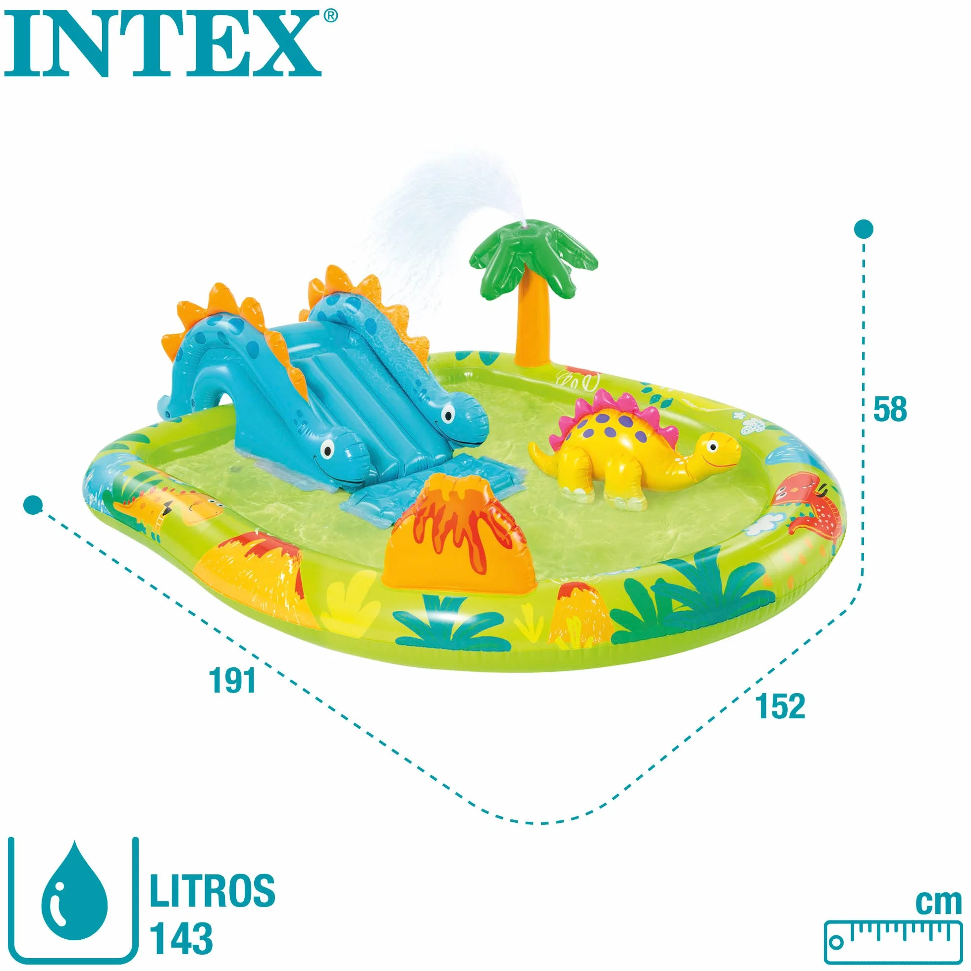Intex Aire de Jeux Petit Dino