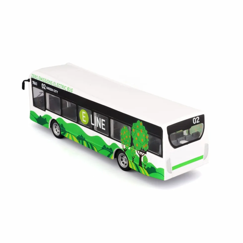Bburago 1/64 City Bus E-Bus Miniature métal Plastique Jouet Enfant 3 Ans 32104