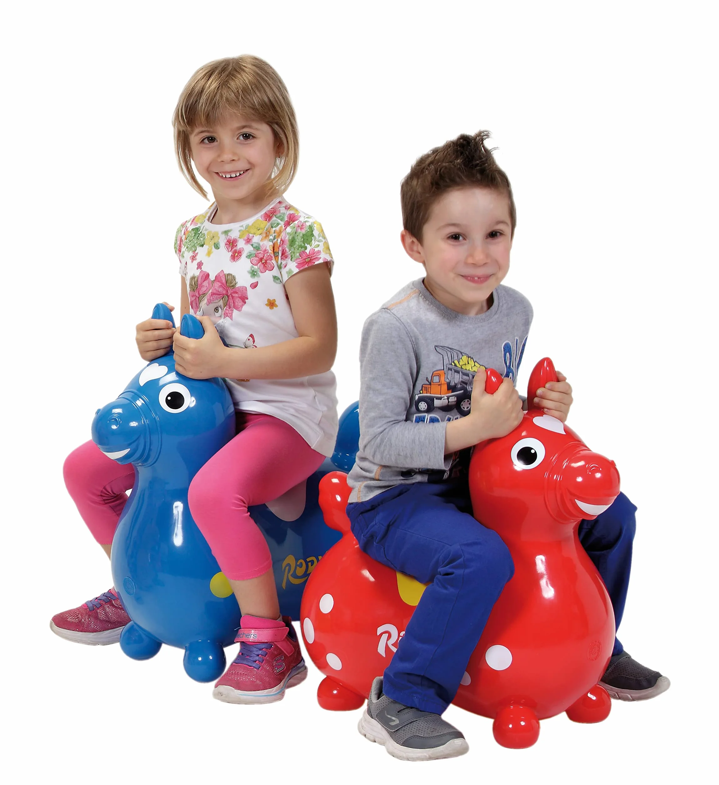 Gymnic Cheval gonflable Rody en rouge 80.02