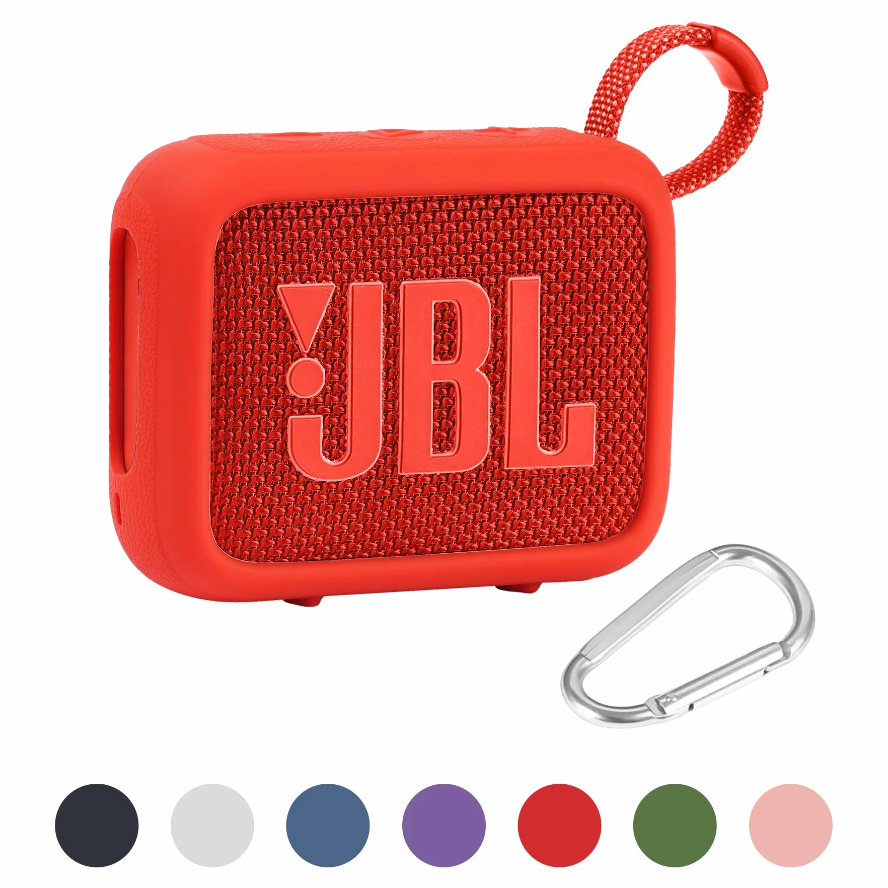 Housse en Silicone Compatible pour JBL Go 4 Enceinte Bluetooth Portable