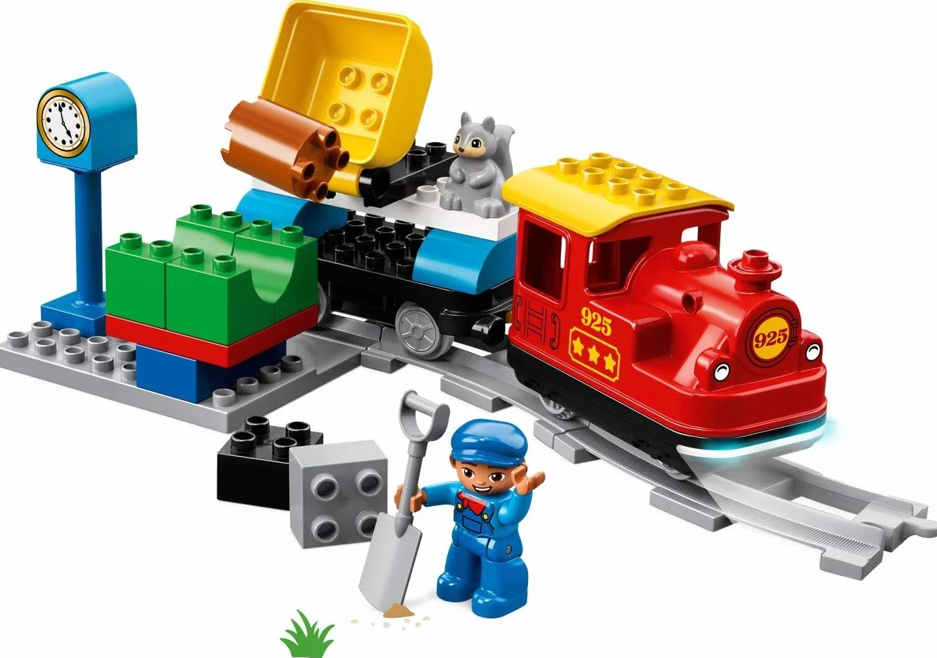 LEGO Duplo 10874 Ma Ville Le Train à Vapeur avec Sons Lumières Rails Télécommande Jouet Locomotive
