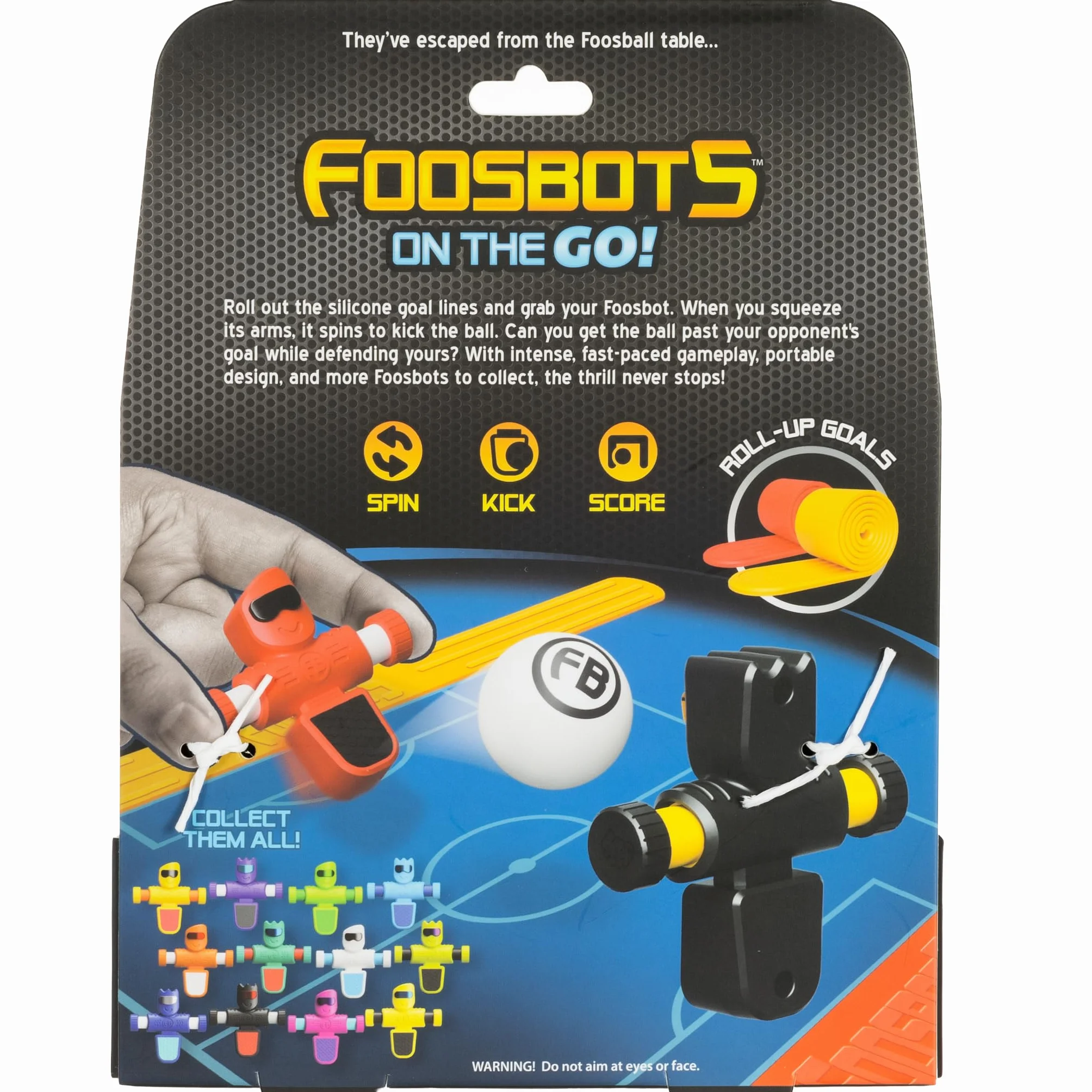 Fat Brain Toys Foosbots Coffret de 2 - Jeu de Table Football pour Enfants 6 Ans+