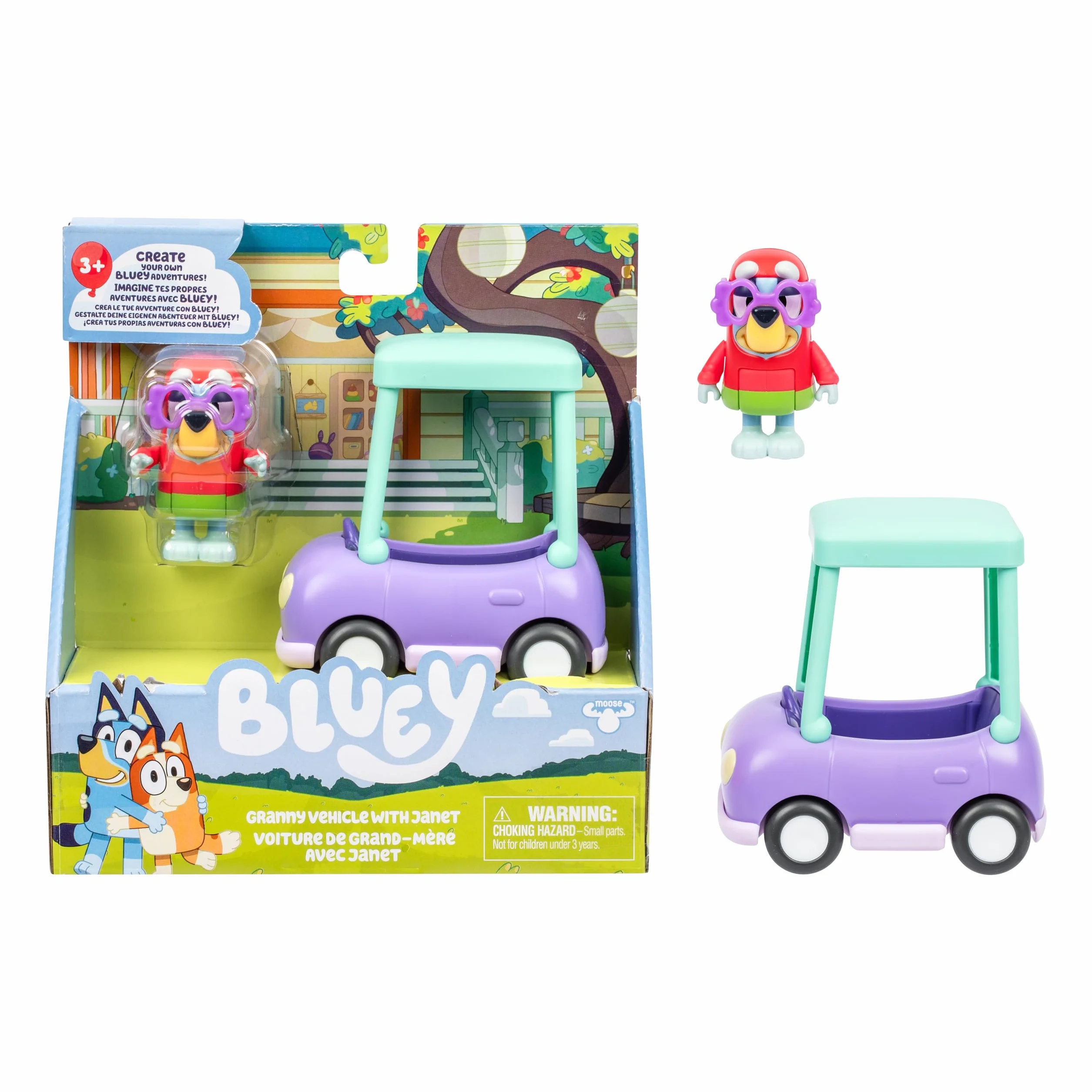 BlueY Prends la Route Voiture Figurine articulée 6-7,6 cm
